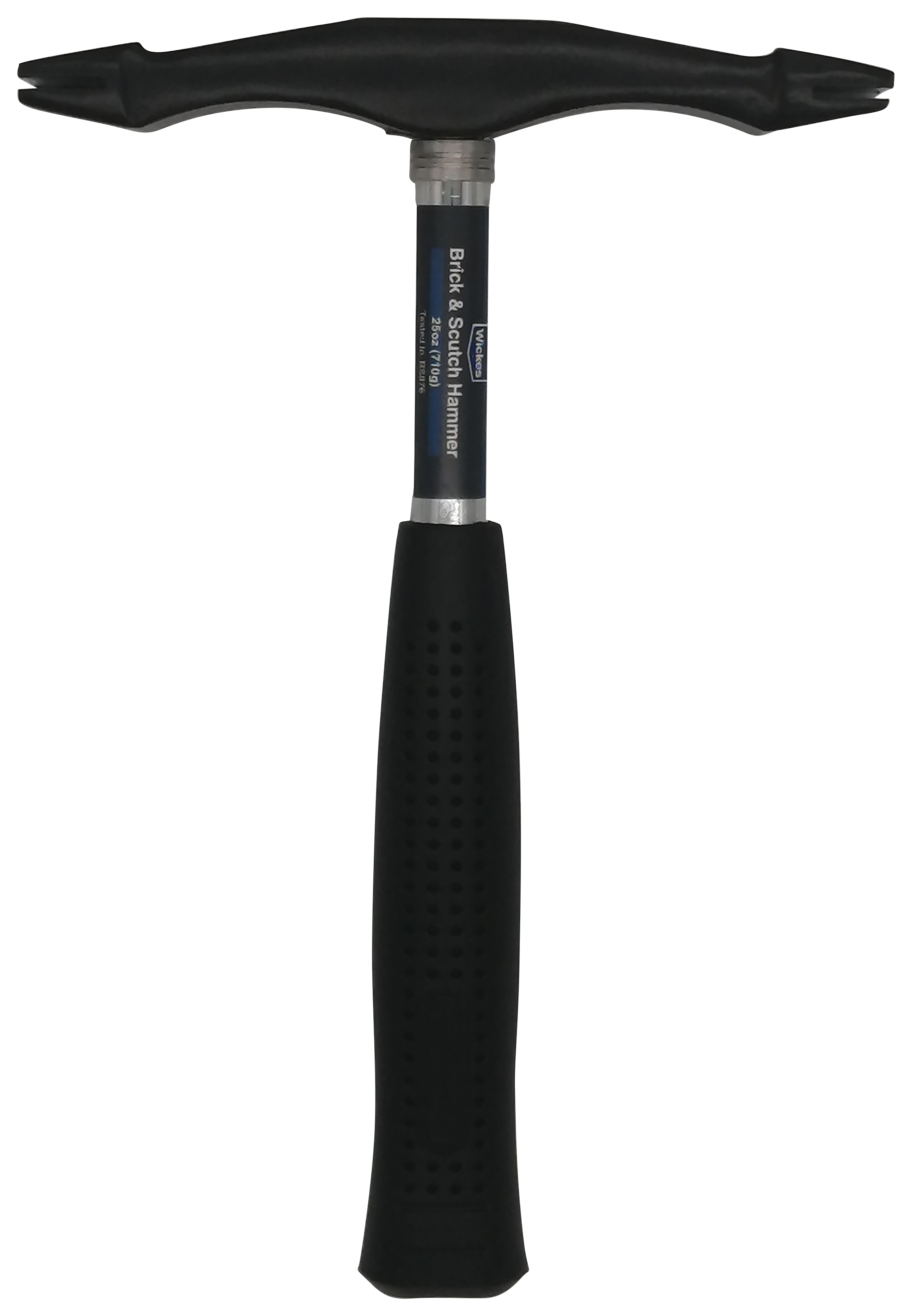 Image of Wickes Masonry Double Ended Scutch Rubber Grip Hammer
