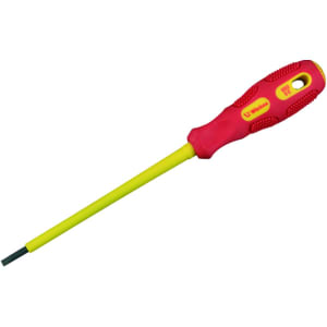Wickes VDE 3mm Soft Grip Slotted Screwdriver - 100mm