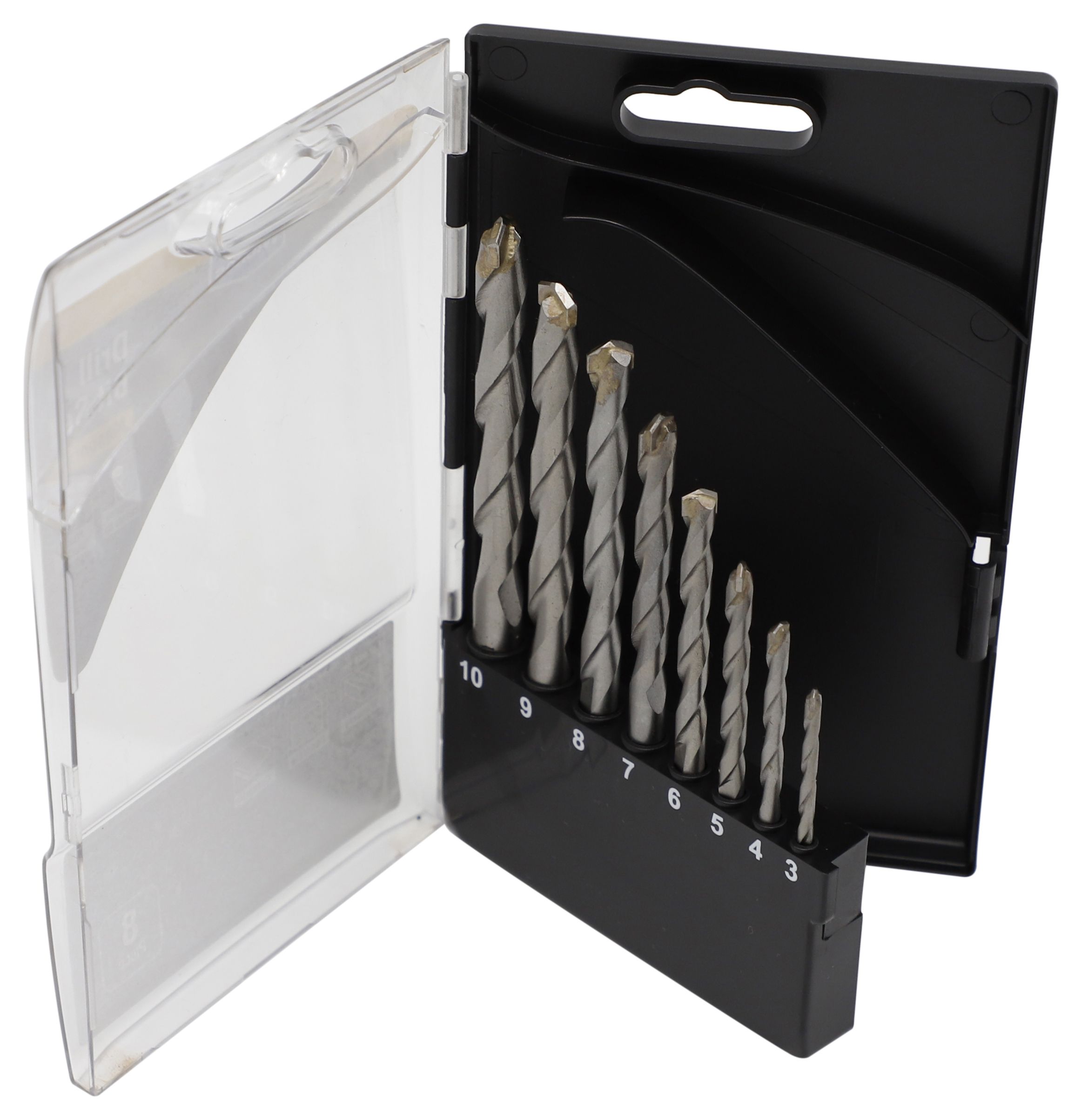 Wickes 8 Piece Masonry Drill Bit Set - 3 - 10mm