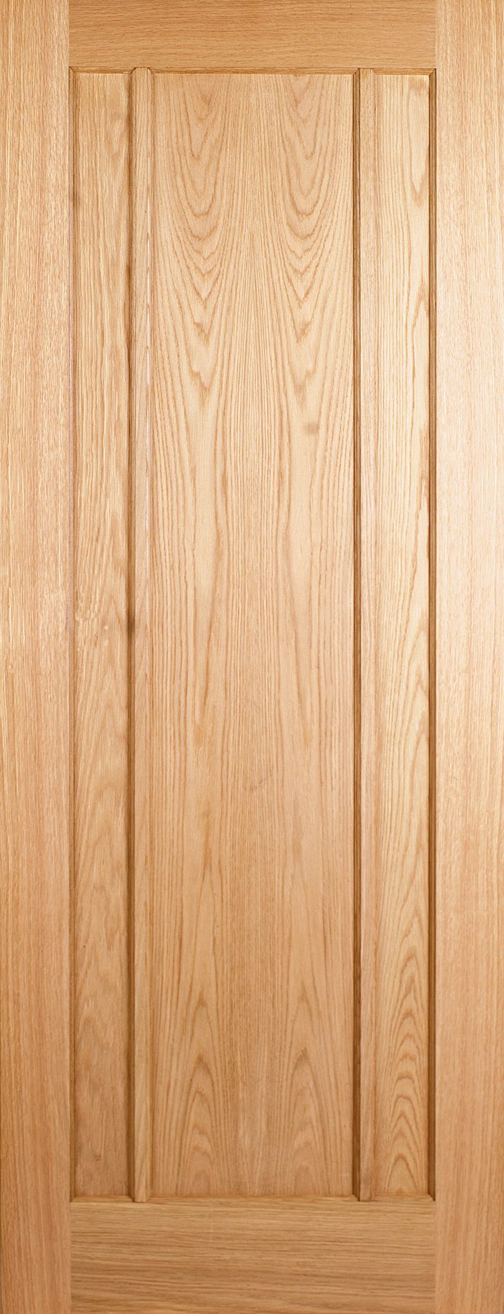 Image of Wickes York Oak Veneer 3 Panel Internal Door - 1981 x 838mm