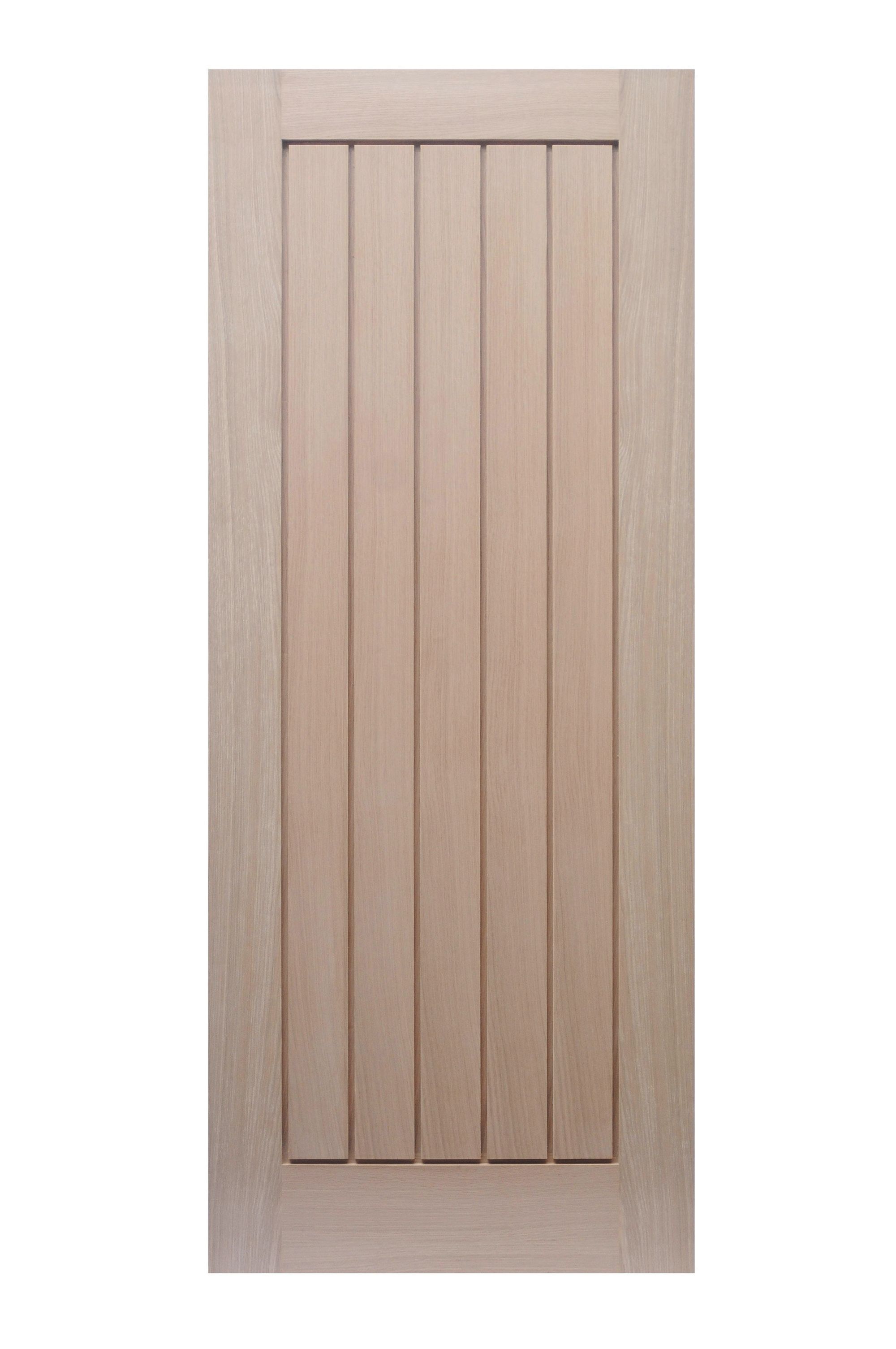 Image of Wickes Geneva Oak Veneer Cottage Internal Door - 1981 x 838mm