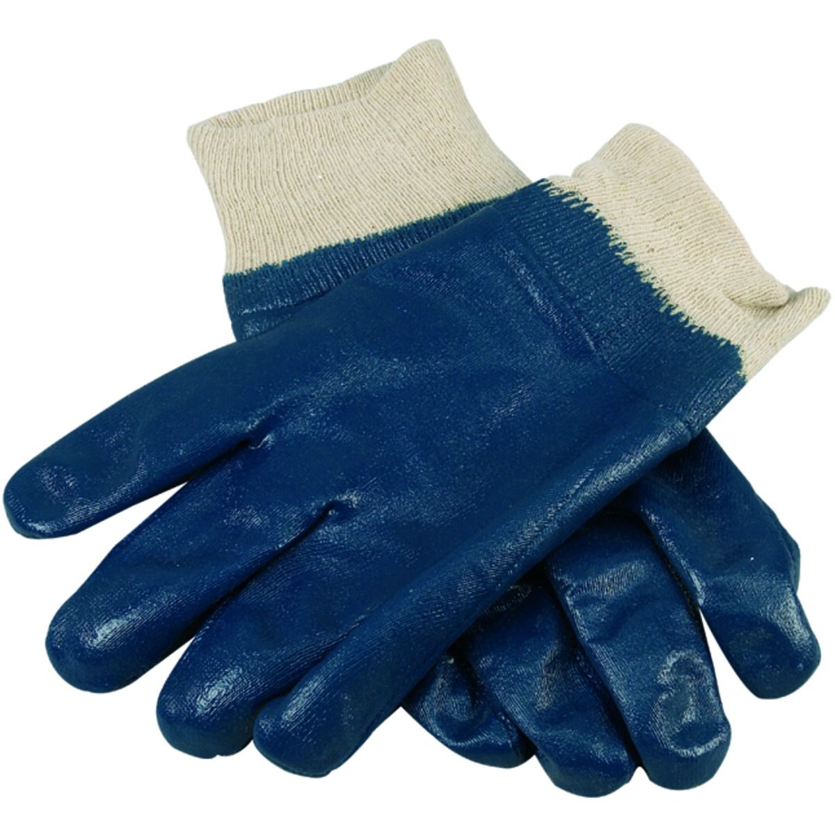 Image of Wickes Blue Nitrile/Chemical Gloves - L