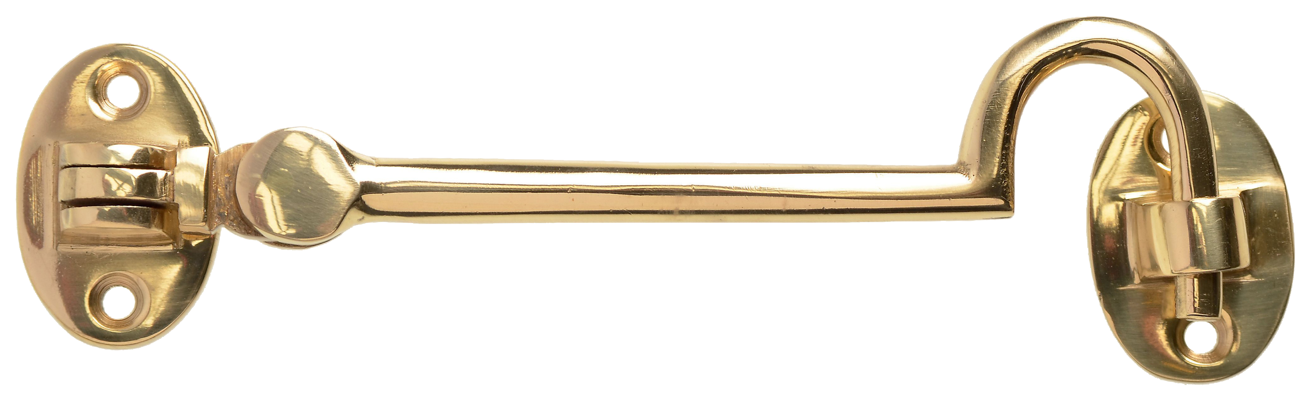 Image of Wickes Cabin Hook - Brass 150mm