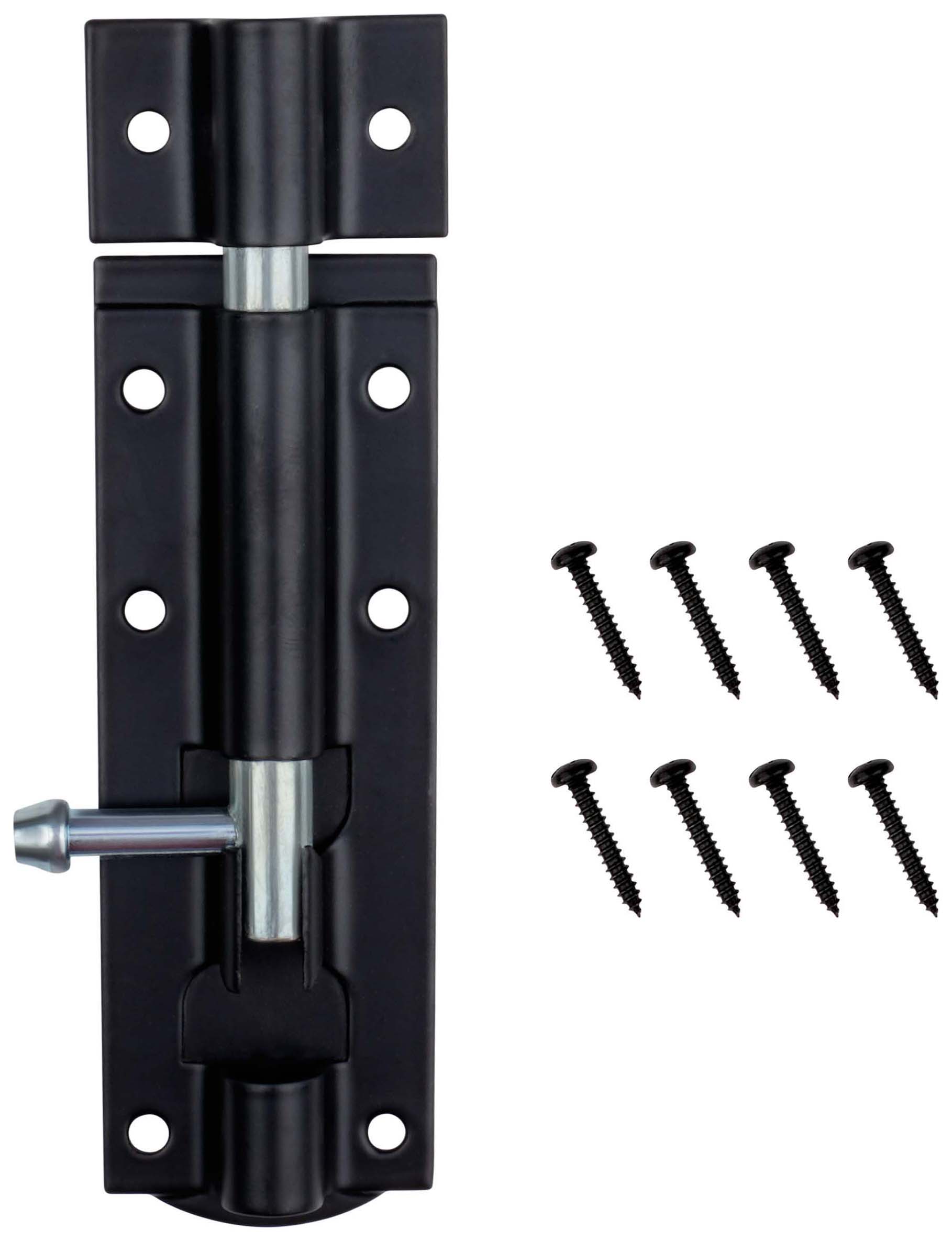 Wickes Black Tower Bolt - 100mm