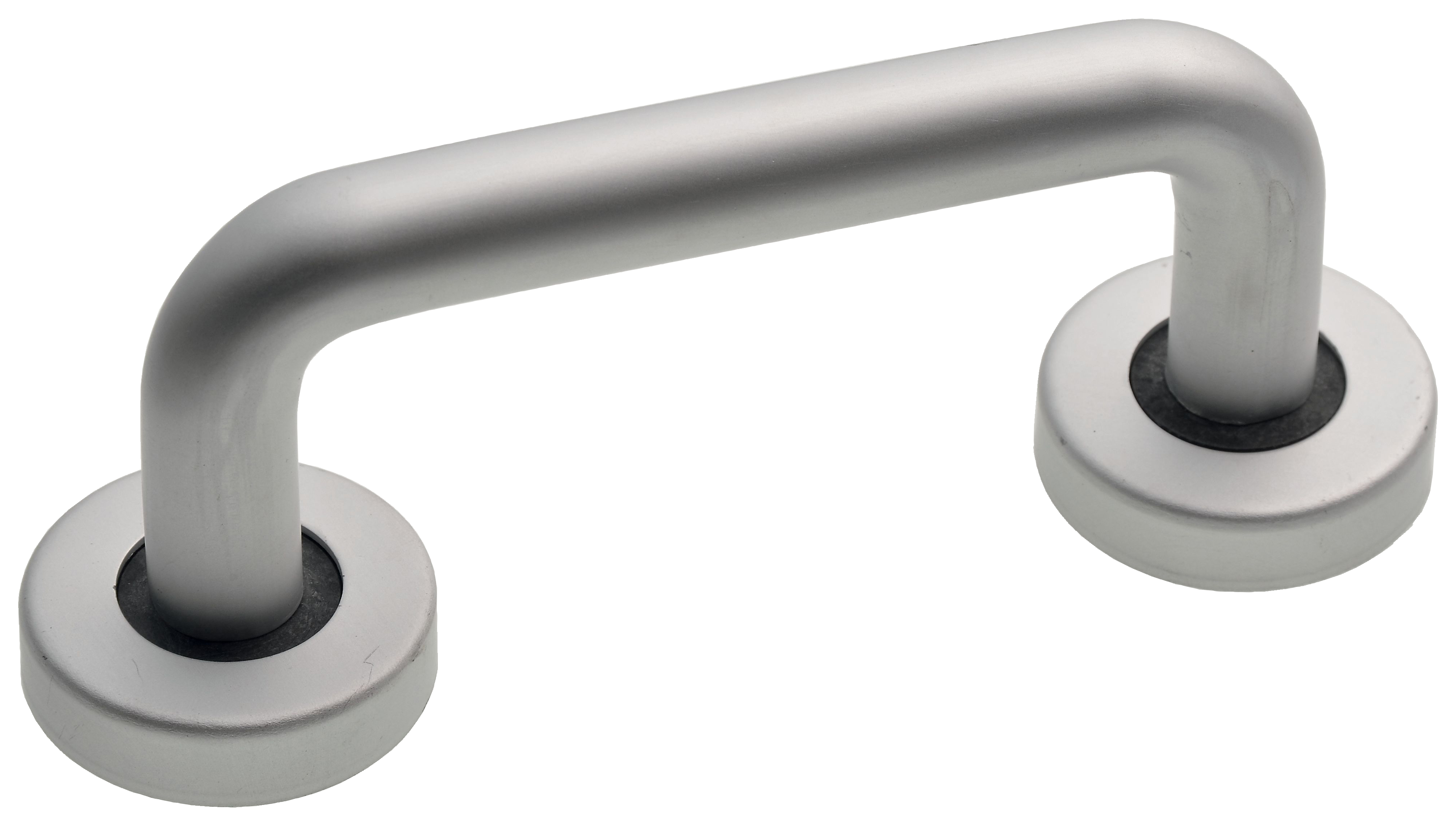 Image of Wickes D Pull Single Door Handle - Aluminium 150mm