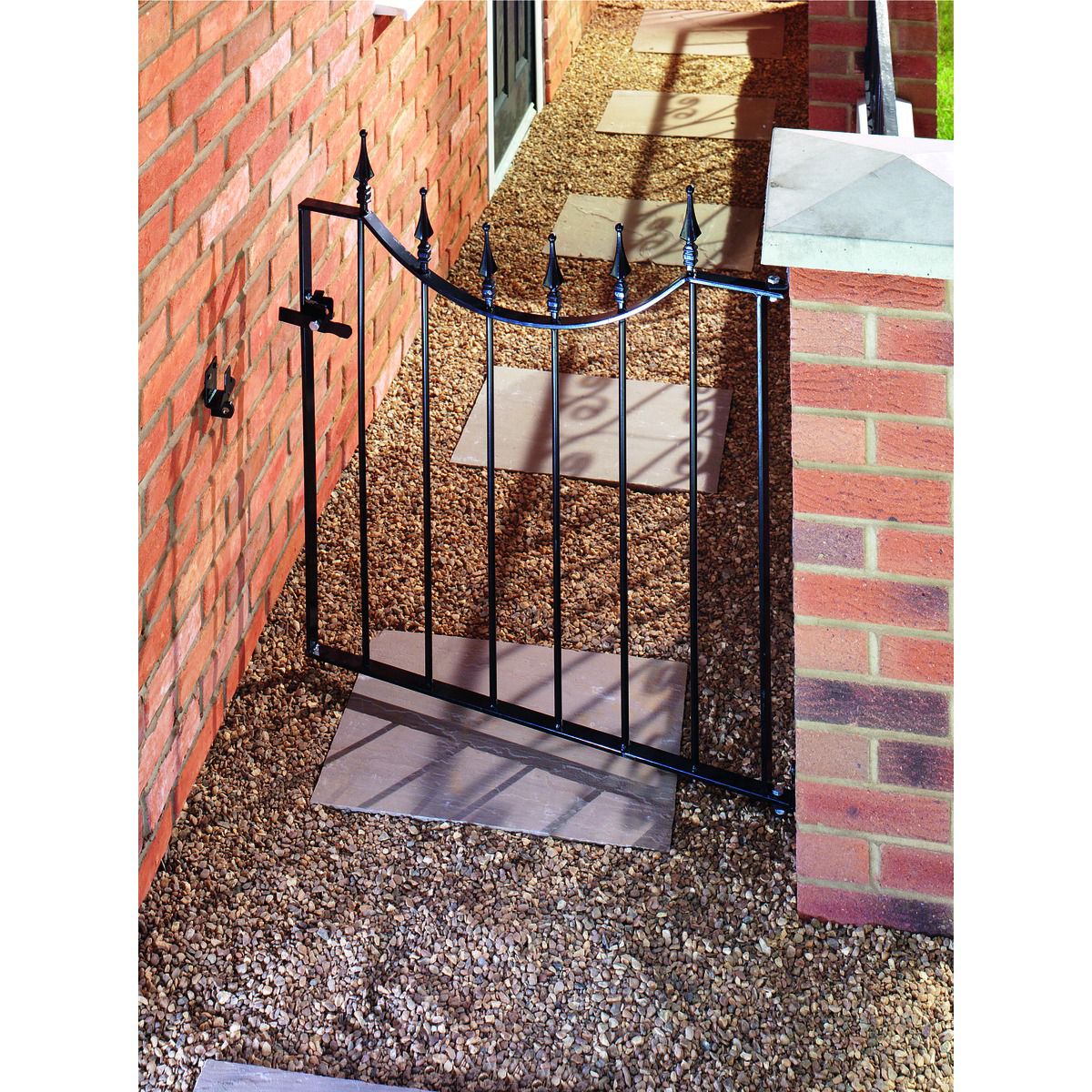 Wickes Windsor Black Steel Gate - 914 x