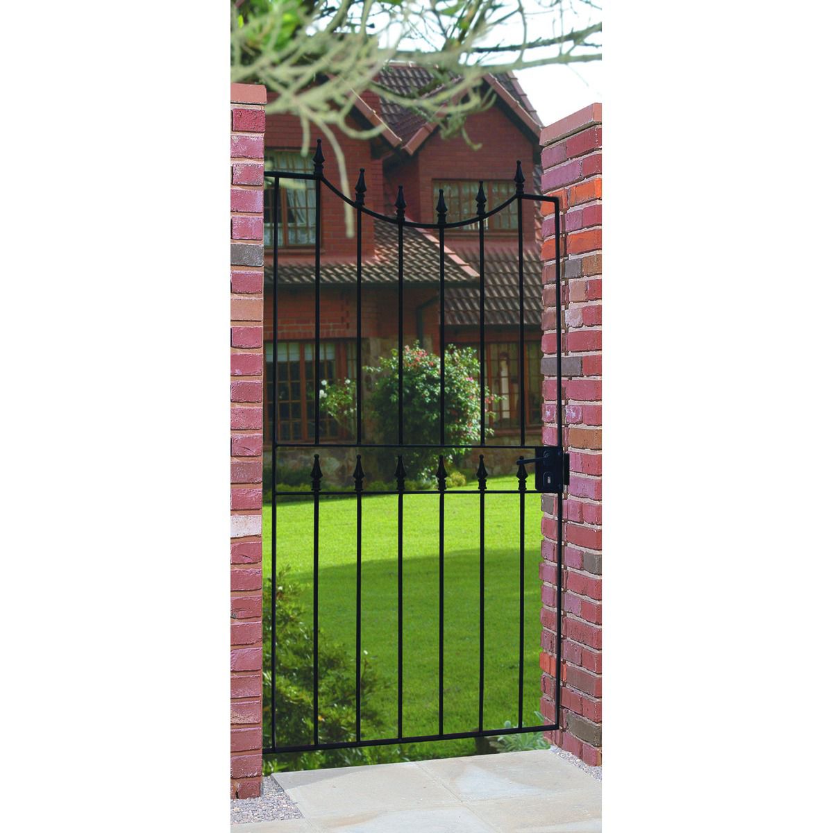 Wickes Windsor Black Steel Gate - 914 x 1880mm