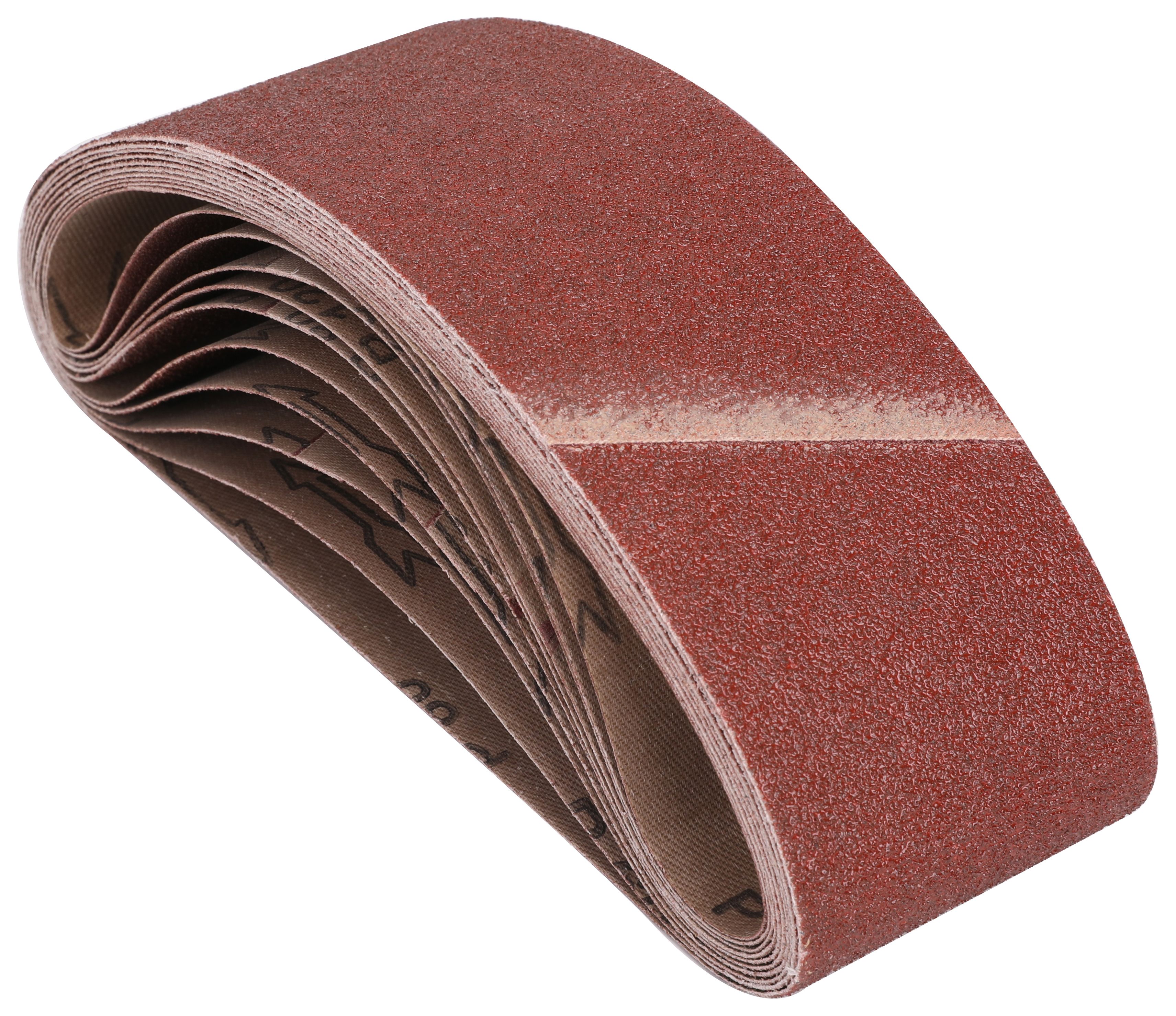 Image of Wickes Assorted 75 x 533mm Sanding Belts - Pack of 10