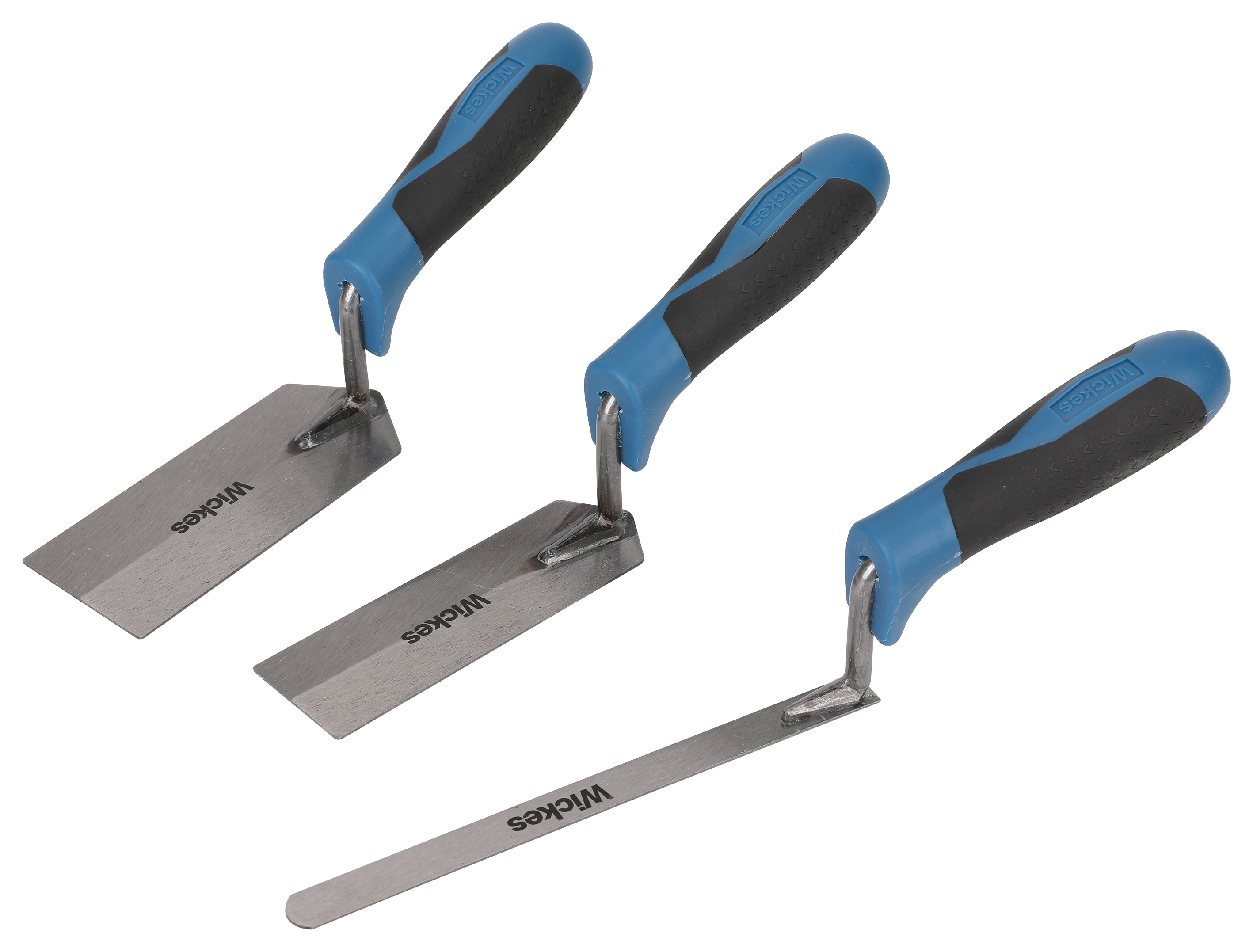 Wickes Edging Trowel Set - Pack of 3