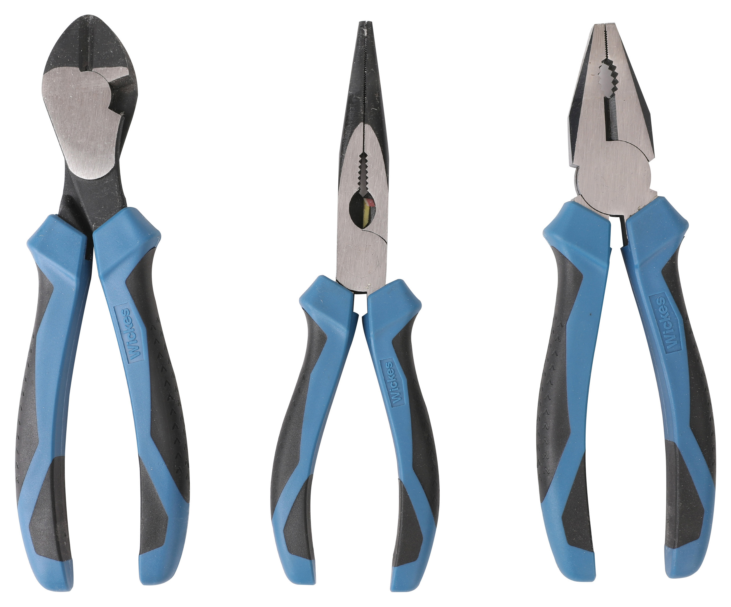 Wickes Heavy Duty Pliers - 200mm Pack of 3