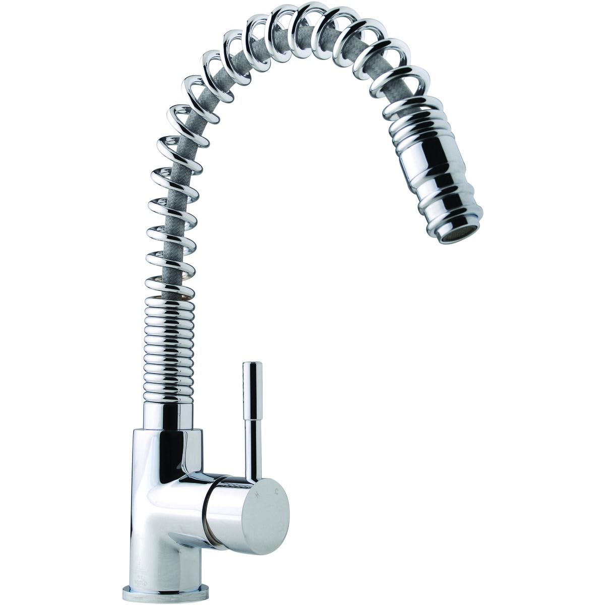 Wickes Spiralle Pull Out Monobloc Kitchen Sink Mixer Tap Chrome