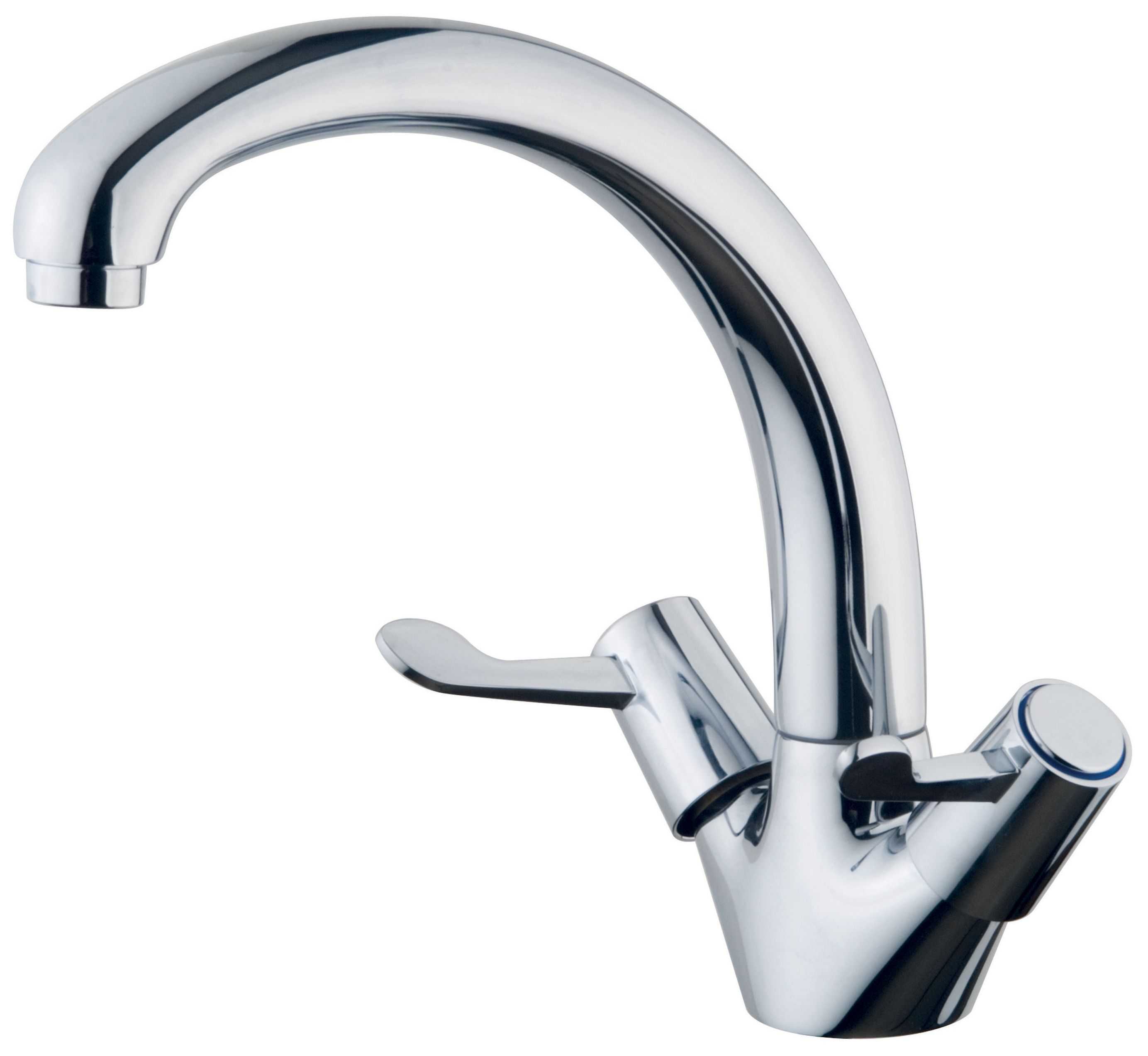 Image of Wickes Modena Monobloc Kitchen Sink Mixer Tap - Chrome