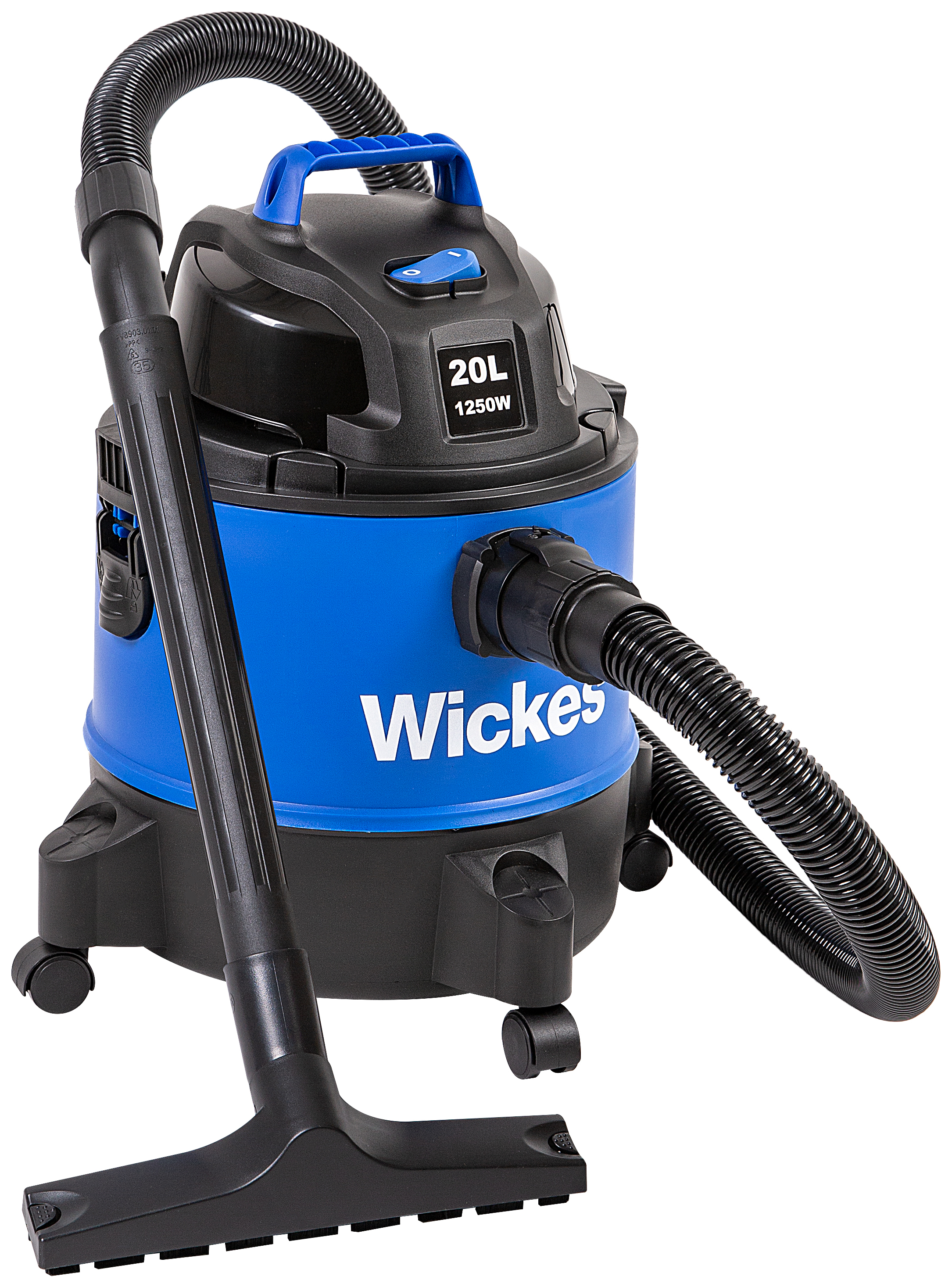 Image of Wickes Wet & Dry Vacuum Cleaner With Blower 20L - 1250W