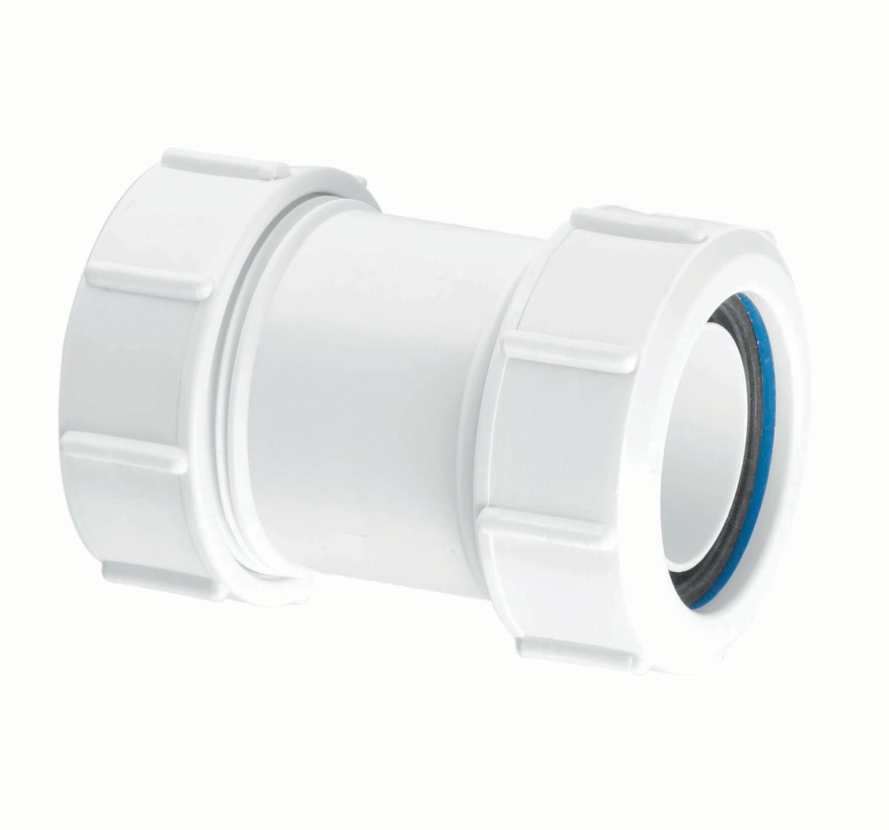 McAlpine Multifit T28M Straight Pipe Connector - 40mm