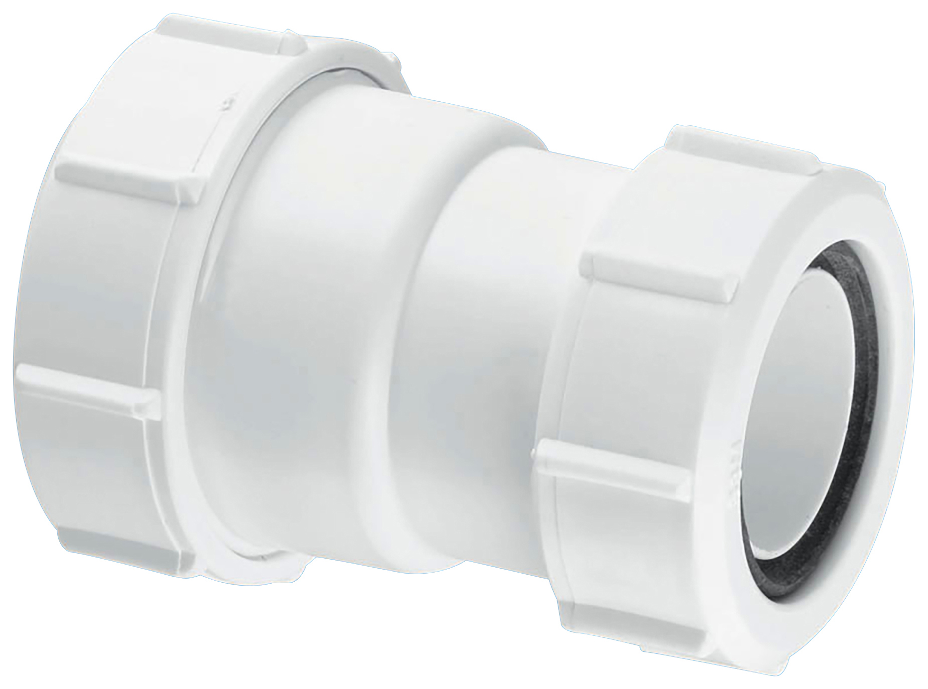 McAlpine ST28M White Pipe Reducing Coupling - 32 x 38mm