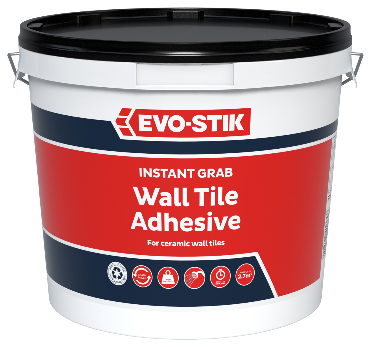 EVO-STIK Natural Instant Grab Wall Tile Adhesive - 2.5L