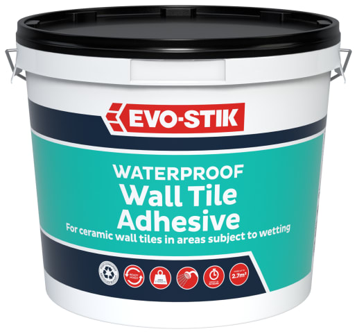 Evo-Stik Waterproof Ceramic Wall Tile Adhesive 2.5L