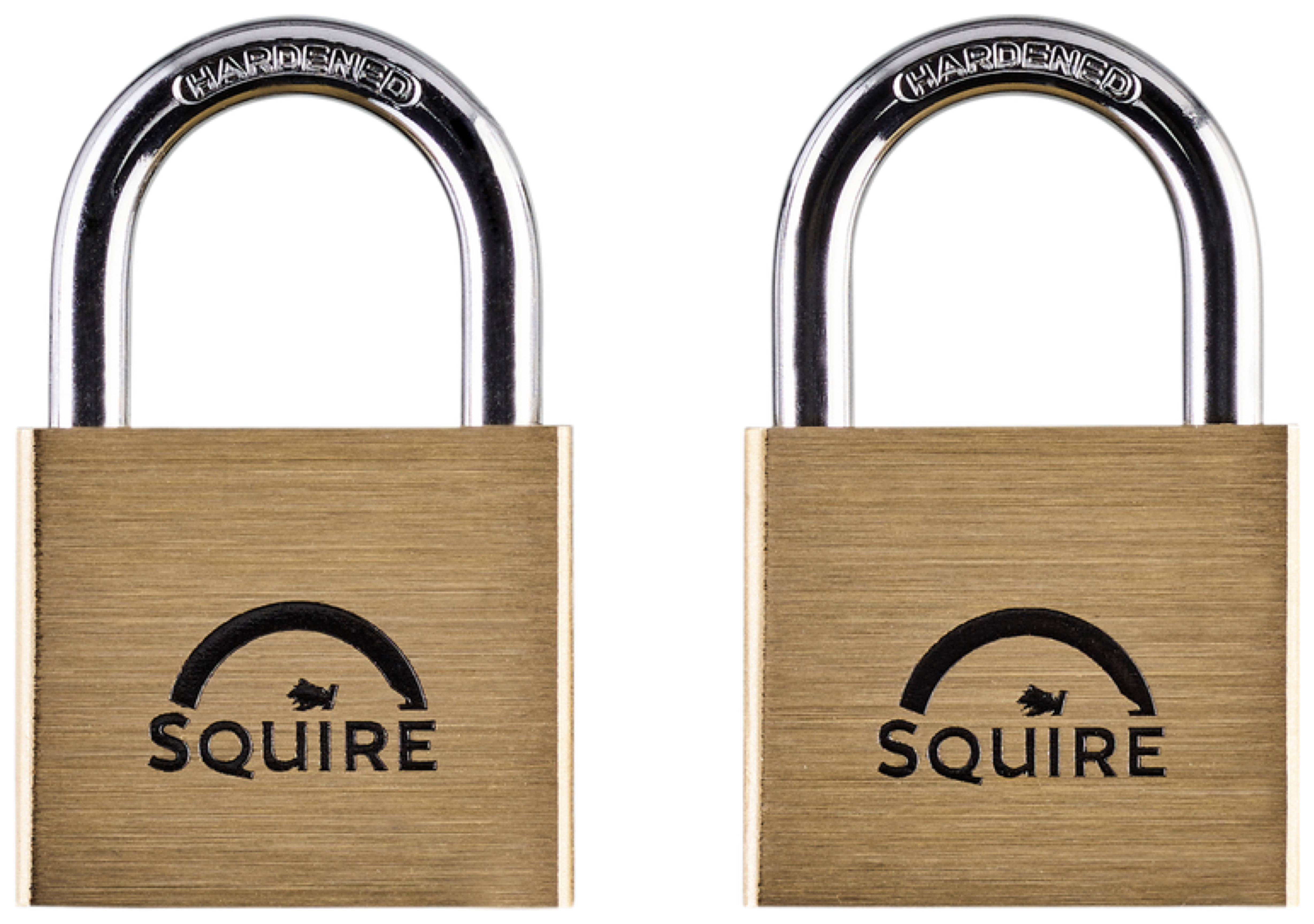 Image of Squire LN4T Brass Lion Twin Keyed Alike Padlock - 40mm