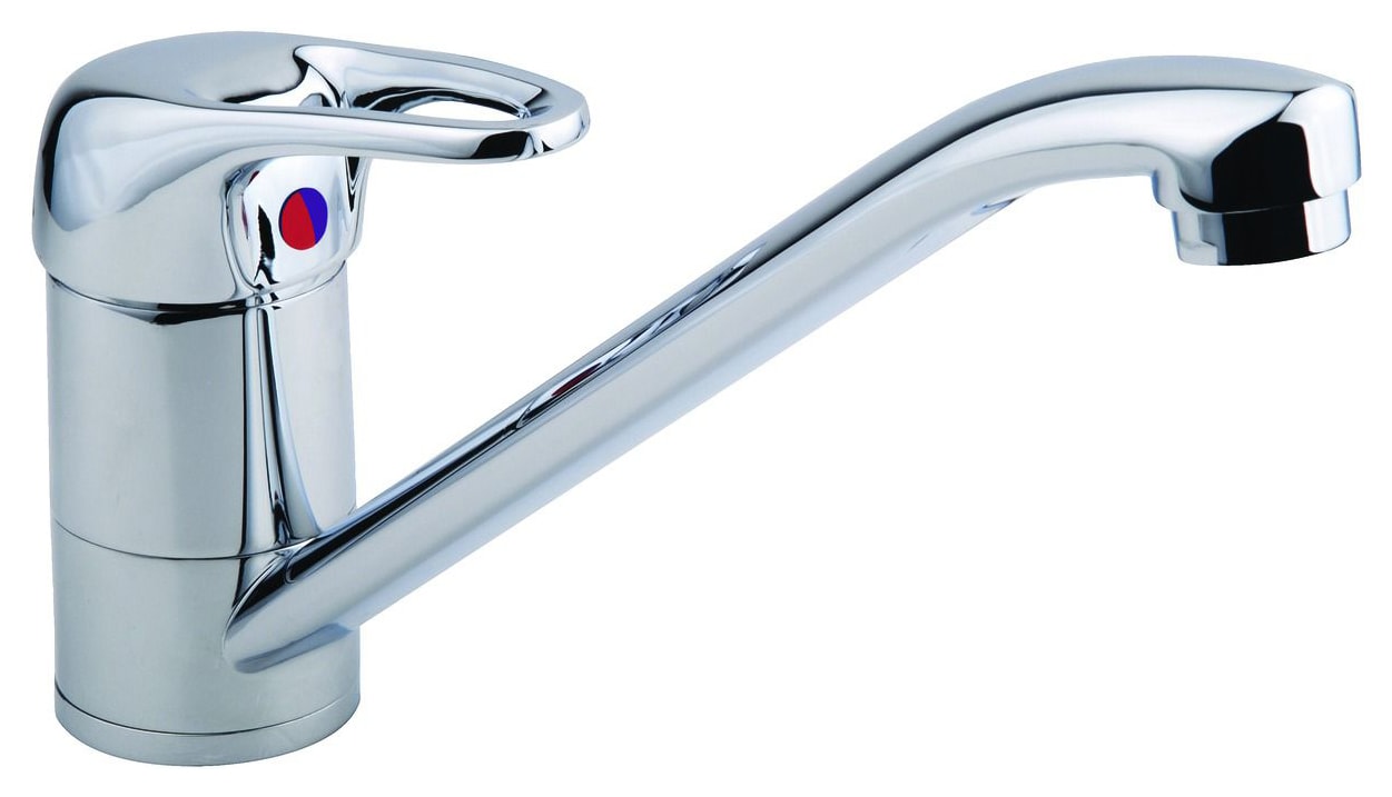 Wickes Messina Monobloc Kitchen Sink Mixer Tap Chrome Wickes.co.uk