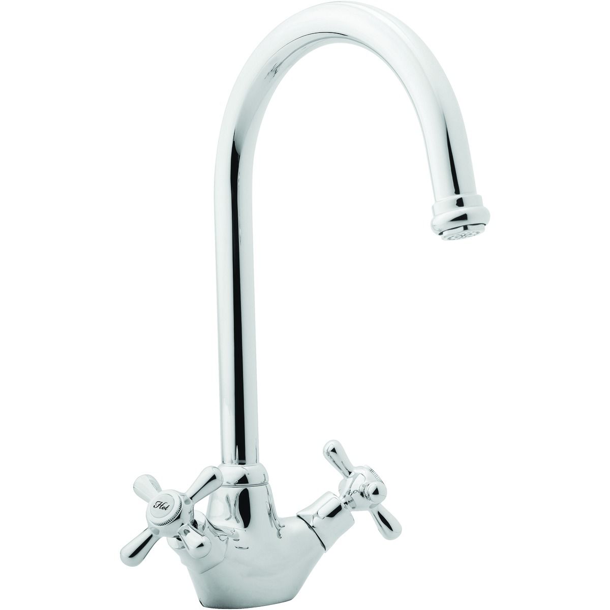 Image of Wickes Angara Monobloc Kitchen Sink Mixer Tap - Chrome