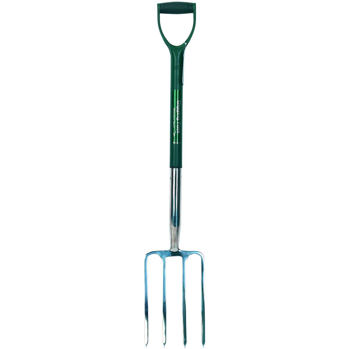 Image of Wickes Stainless Steel Garden Digging Fork - 1000mm