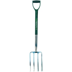 Wickes Stainless Steel Garden Digging Fork - 1000mm
