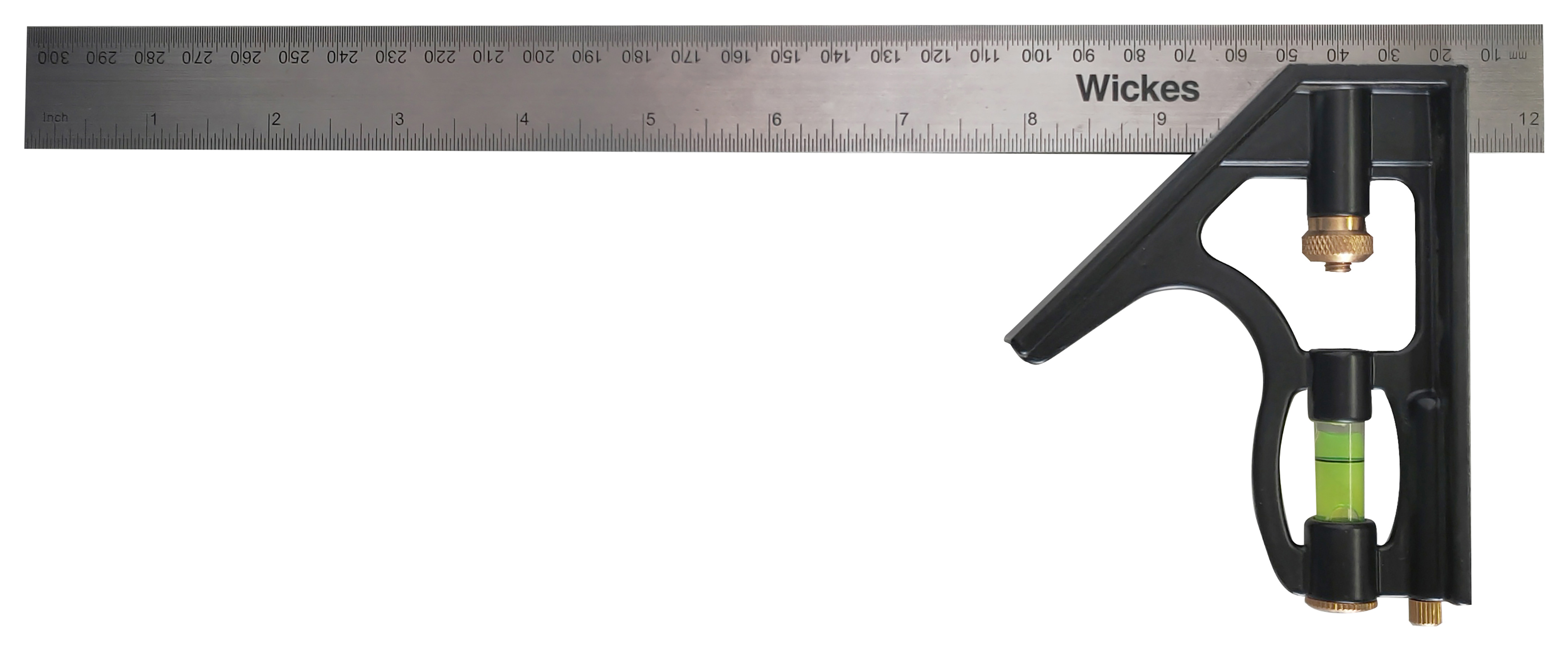 Wickes Steel Combination Square - 12in/300mm