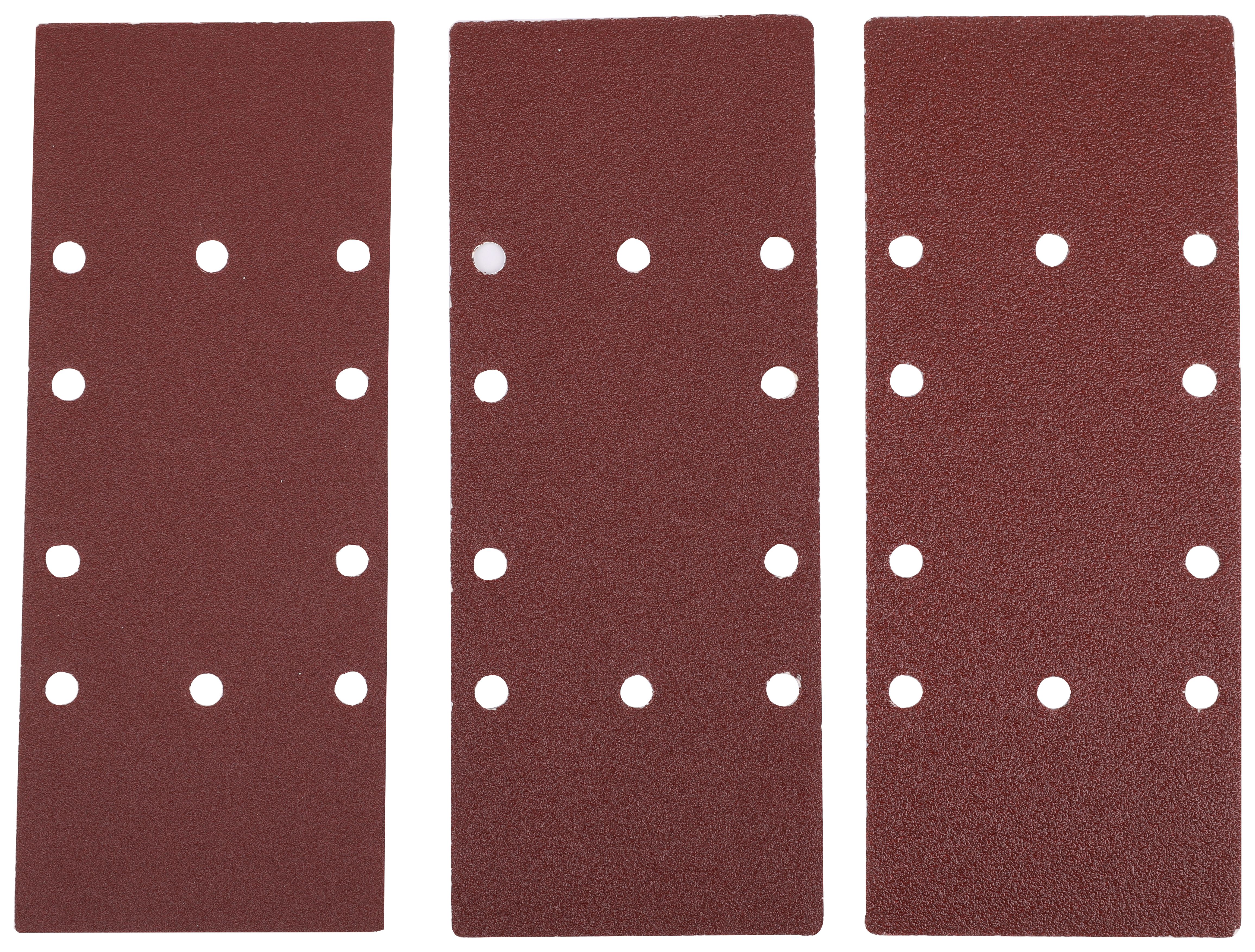 Image of Wickes 1/3 Assorted Orbital Sanding Sheet Paper - Pack of 10