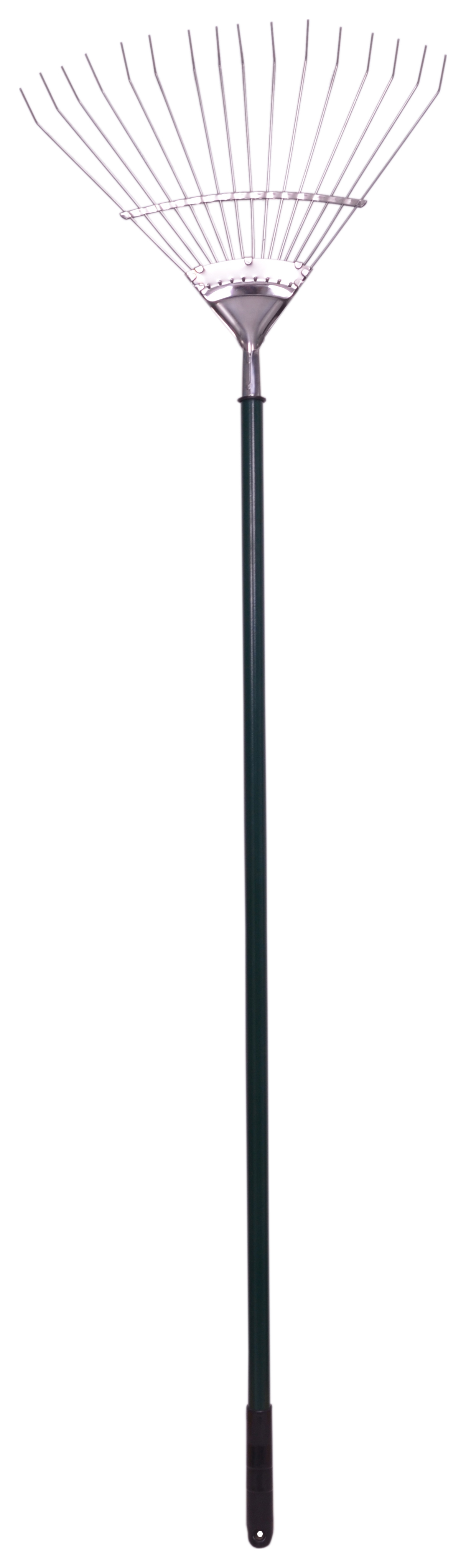 Image of Wickes Stainless Steel Garden Lawn Rake - 1750mm