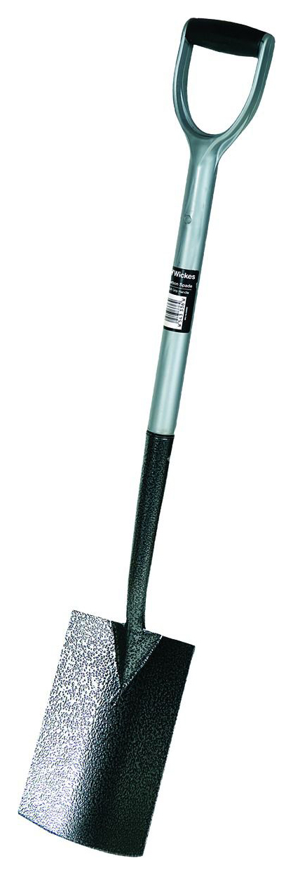 Image of Wickes Powagrip Carbon Steel Garden Digging Spade - 995mm