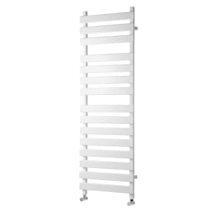 Wickes Haven Flat Panel White Designer Towel Radiator - 500mm - Various Heights Available