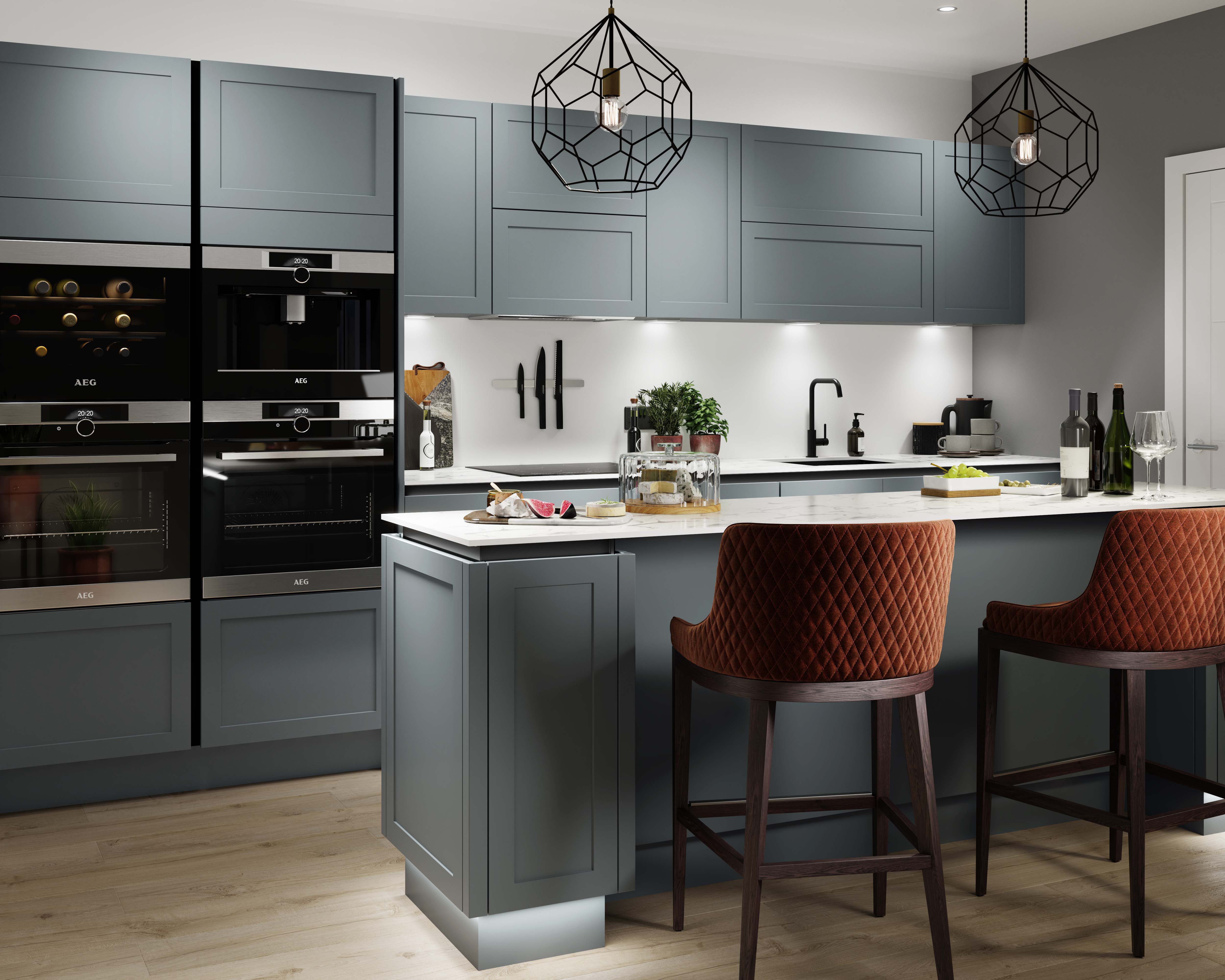 Kitchen Sale Kitchens Up To 50 Off Wickes   TOKRR1221 Chester Cloudy Blue Intelliga Alt Angle