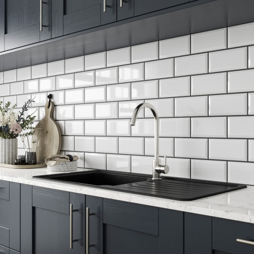 Metro White Ceramic Wall Tile