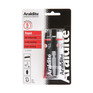 Araldite Rapid Glue Tubes - 15ml Pack of 2