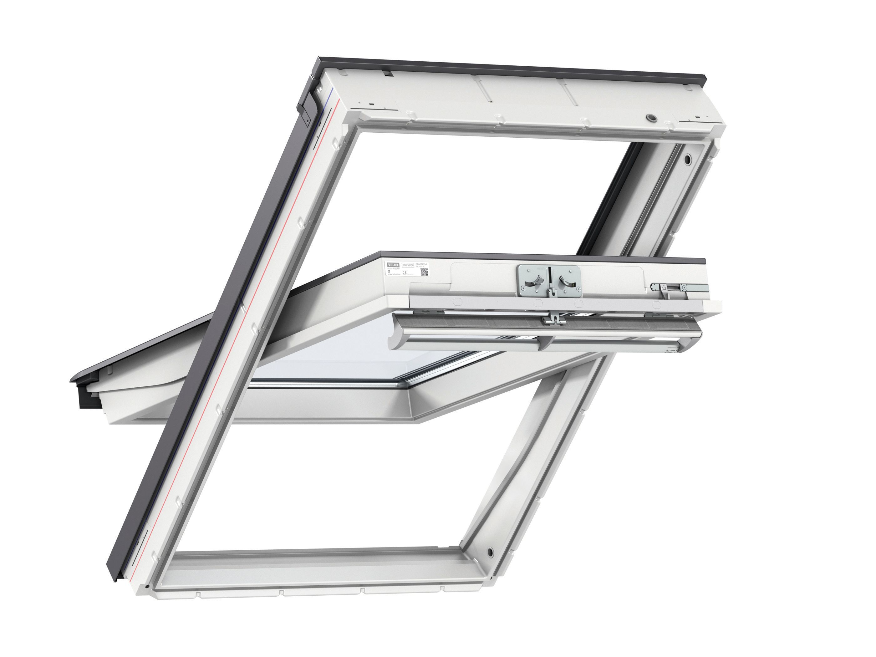 Image of VELUX GGL CK02 2070 White Painted Centre Pivot Roof Window - 550 x 780mm