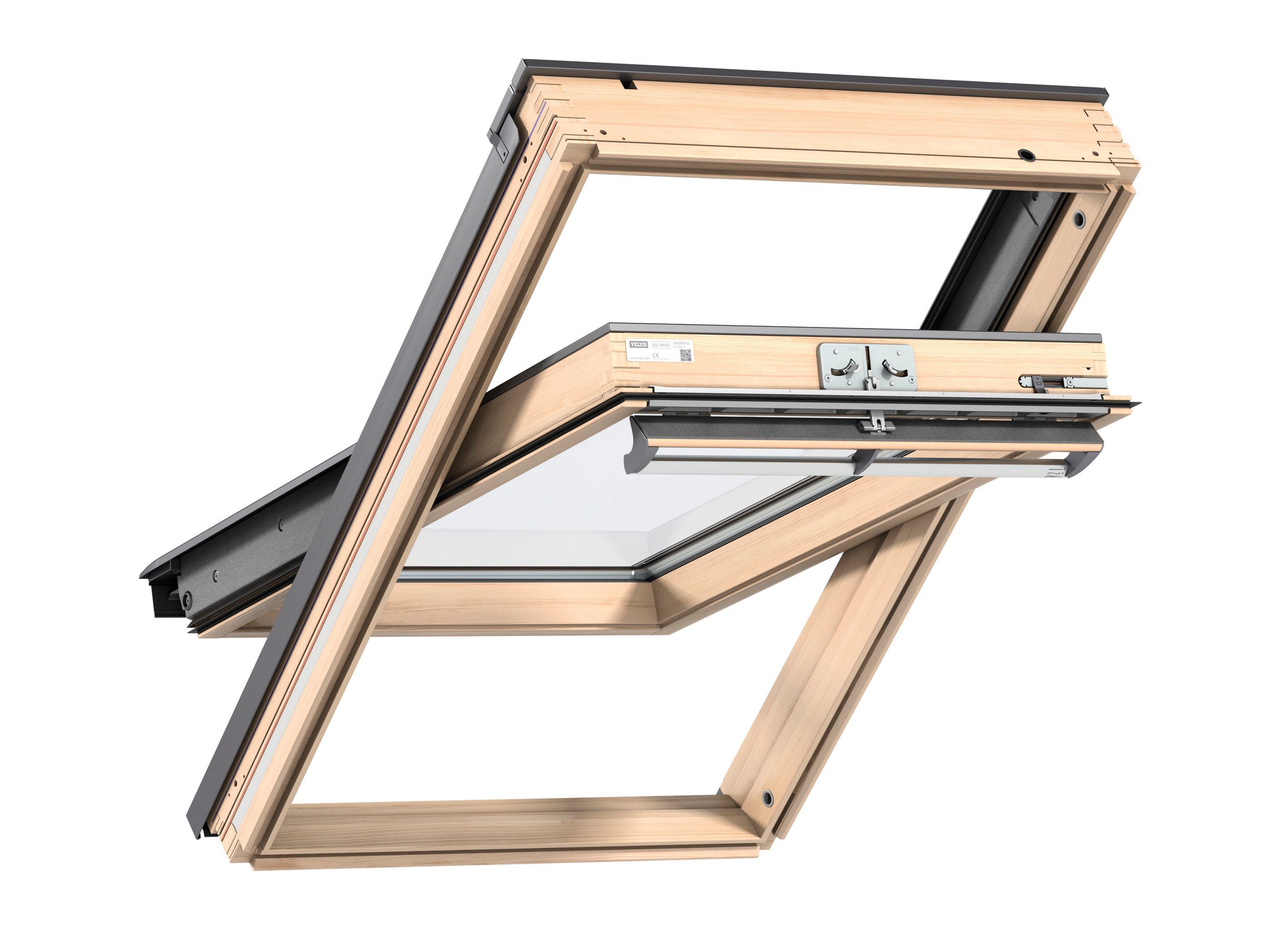 Image of VELUX GGL CK06 3070 Pine Centre Pivot Roof Window - 550 x 1180mm