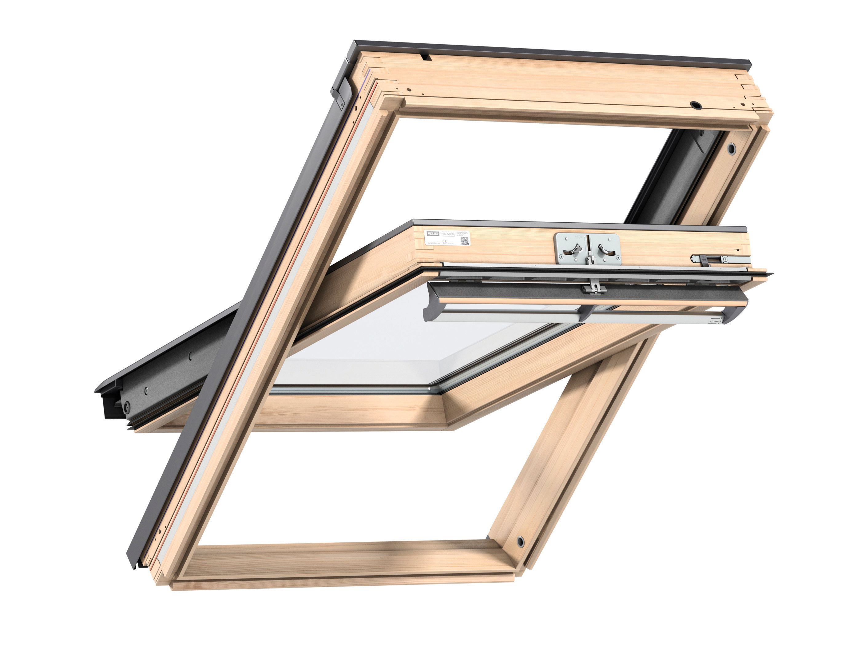 VELUX GGL SK06 3070 Pine Centre Pivot Roof Window - 1140 x 1180mm