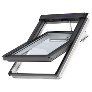 Image of VELUX INTEGRA GGL SK06 207030 White Painted Solar Centre Pivot Roof Window - 1140 x 1180mm