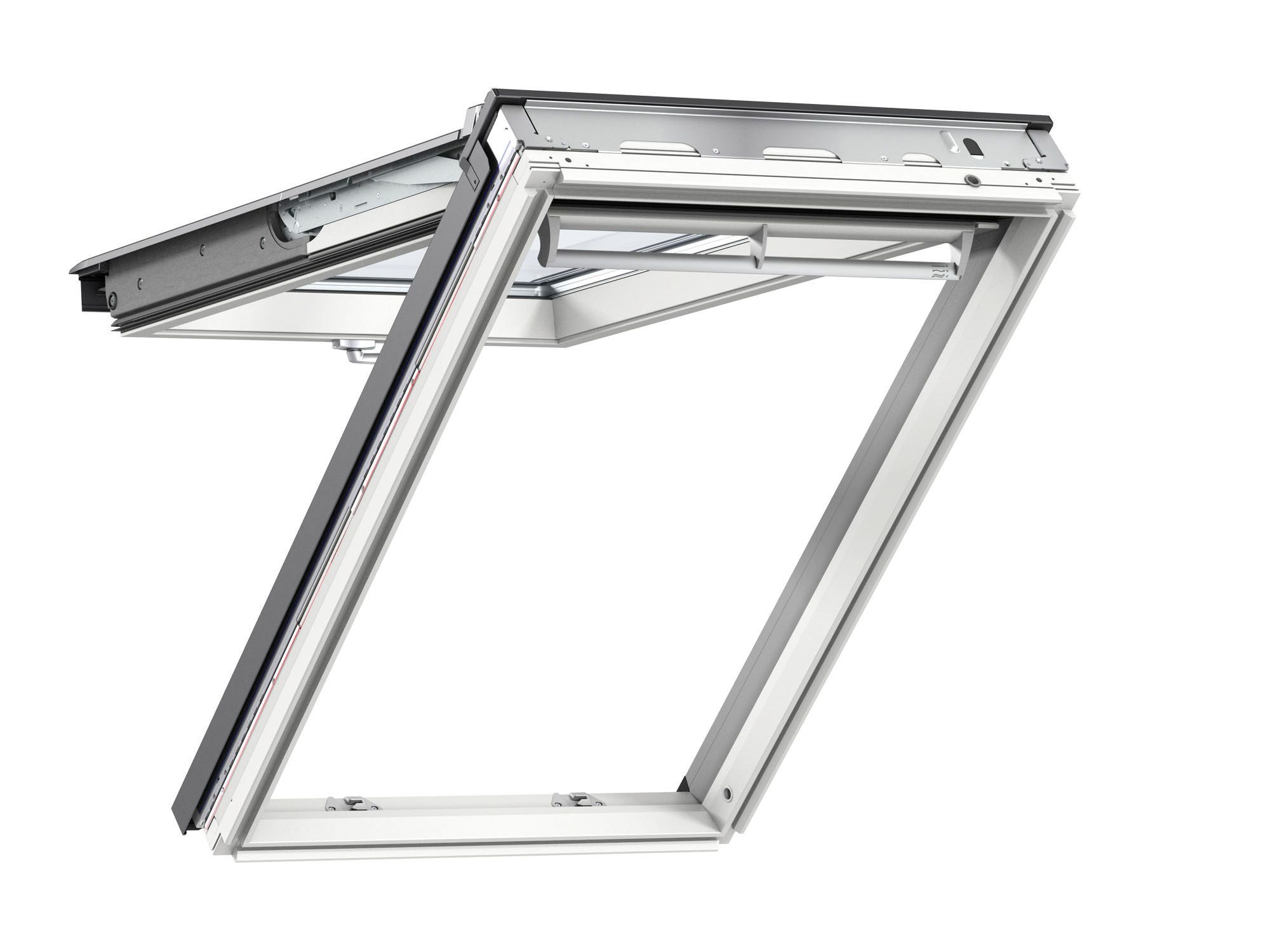 VELUX GPU CK06 0070 White Polyurethane Top Hung Roof Window - 550 x 118mm
