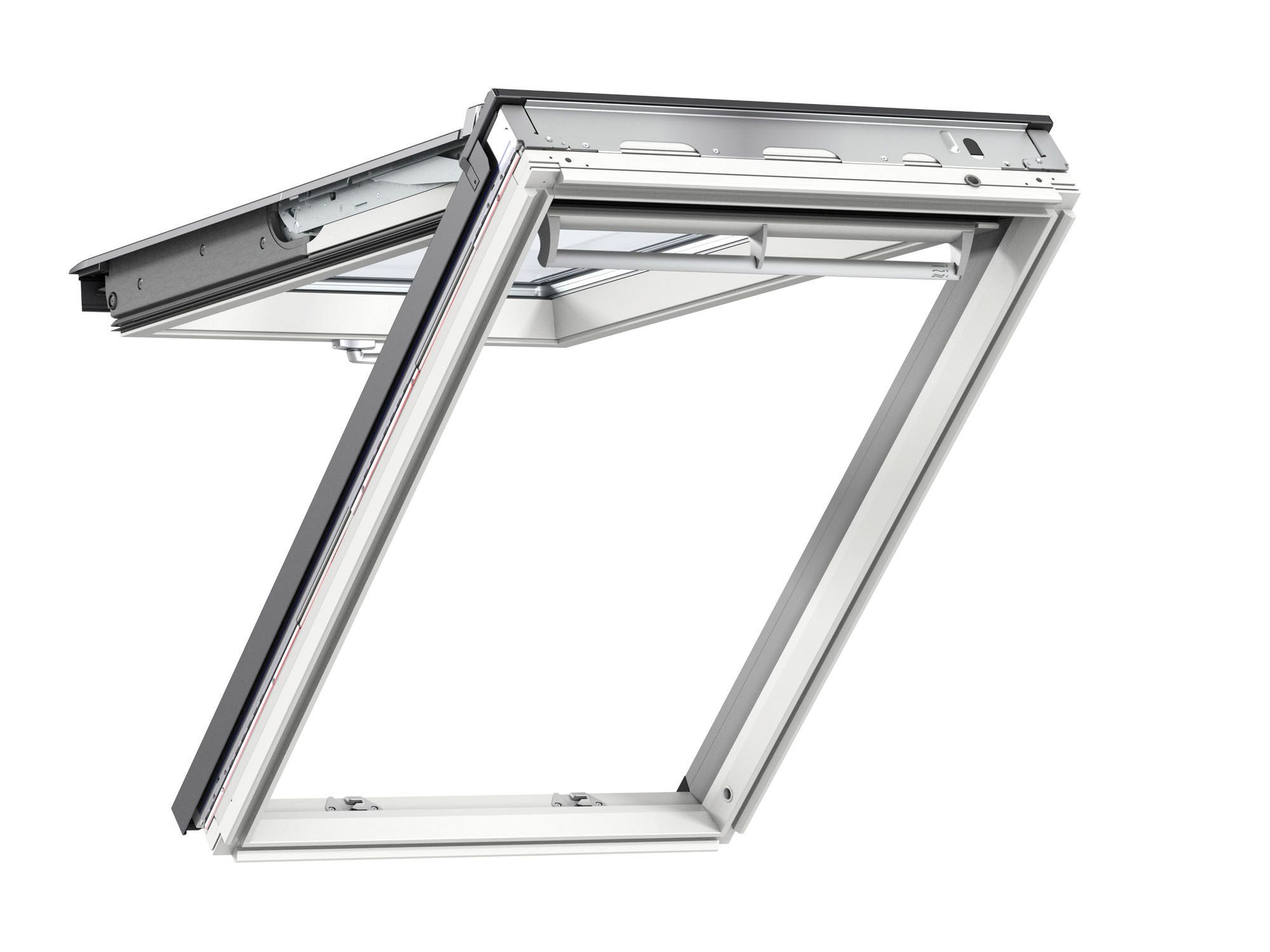 VELUX GPU CK04 0070 White Polyurethane Top Hung Roof Window - 550 x 980mm