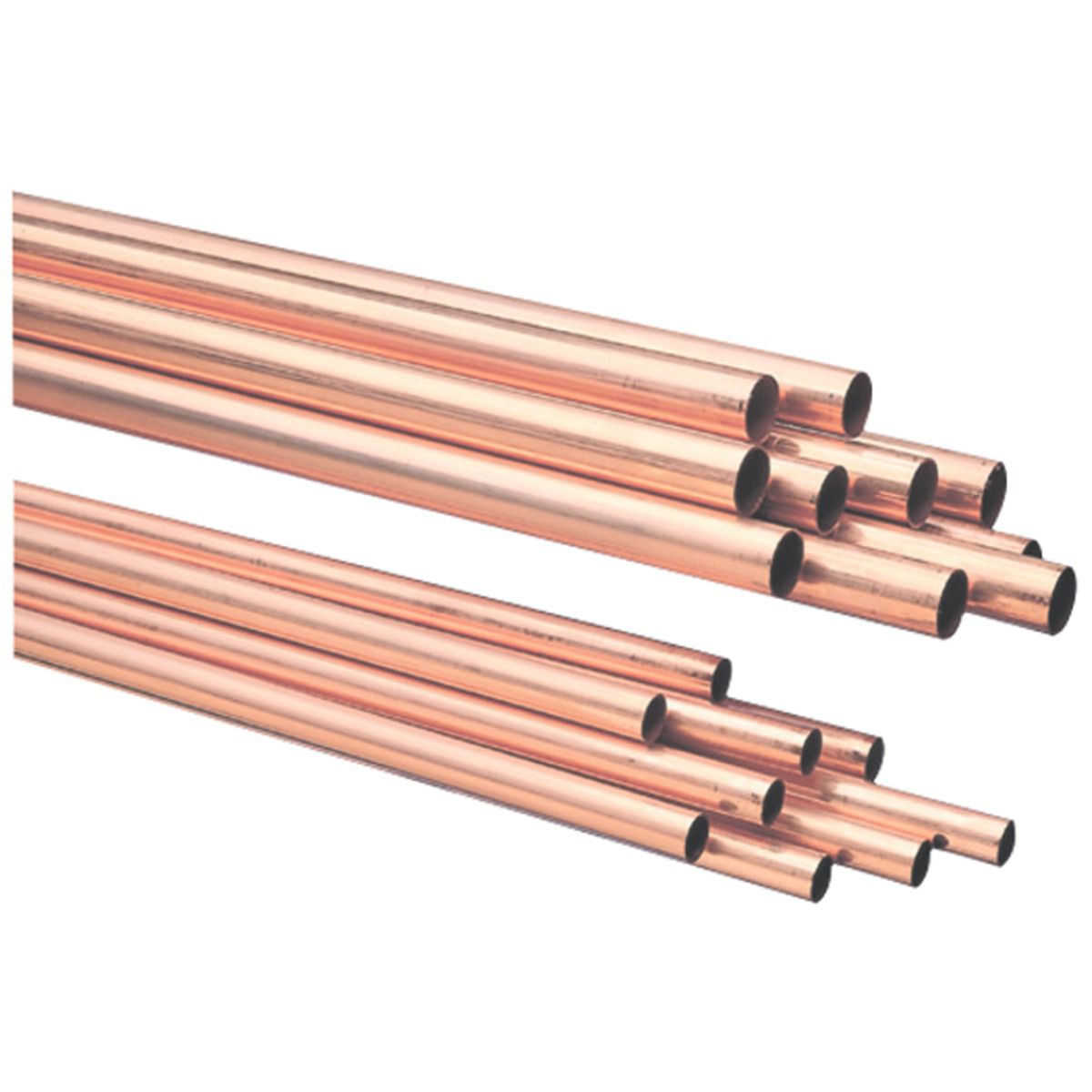 Image of Wednesbury Copper Pipe 15mm x 2m Pack 10