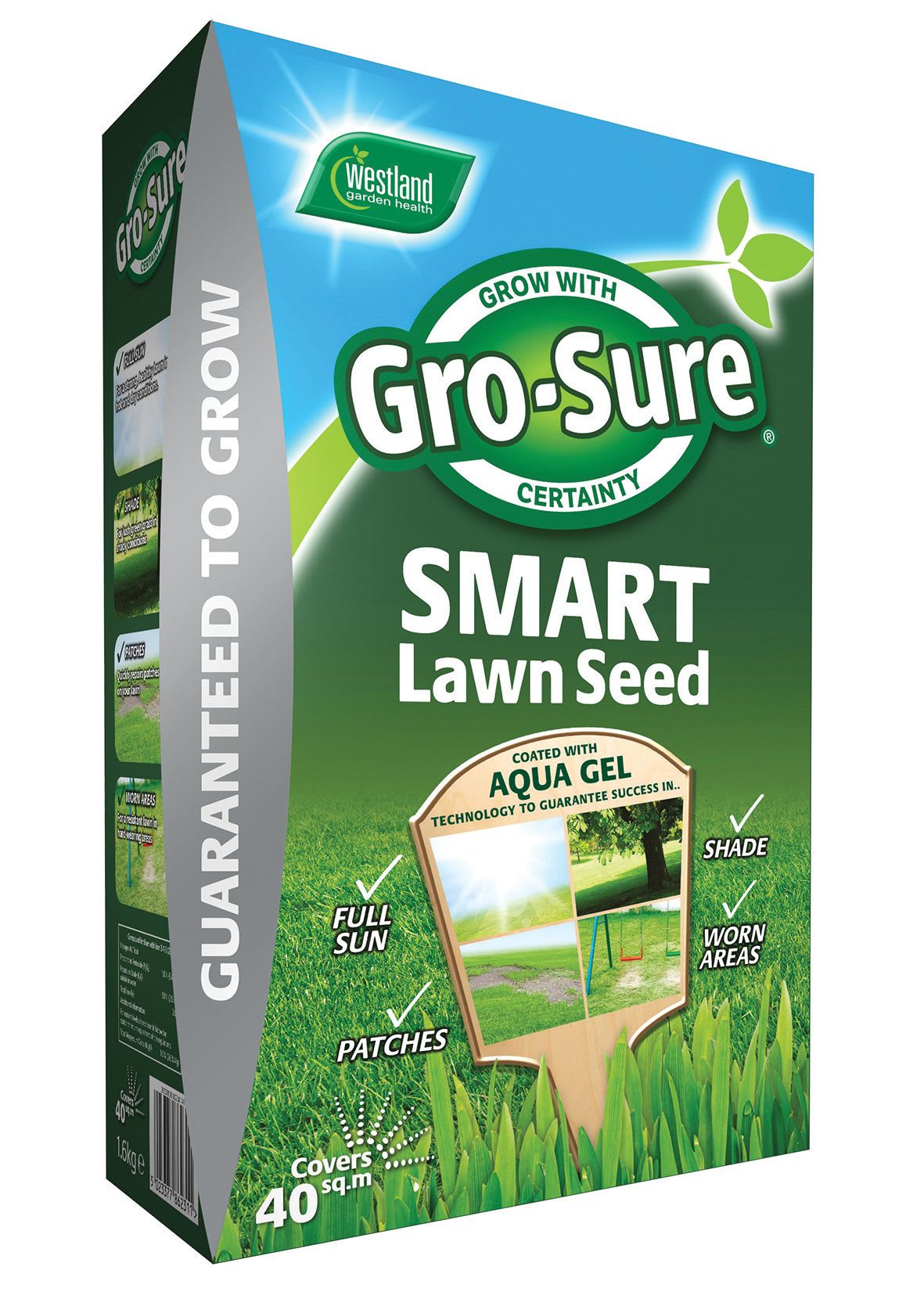 Westland GroSure Smart Lawn Seed 40m² 1.66kg Wickes.co.uk