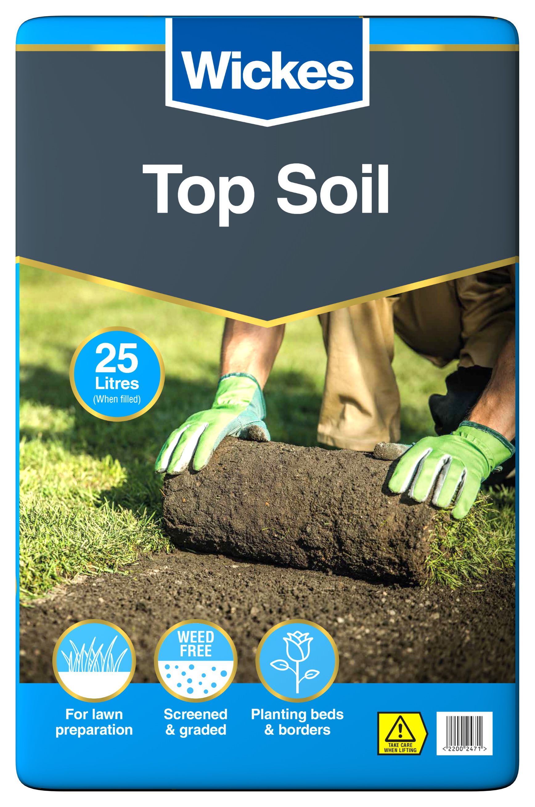 Wickes Multi-Purpose Top Soil - 25L