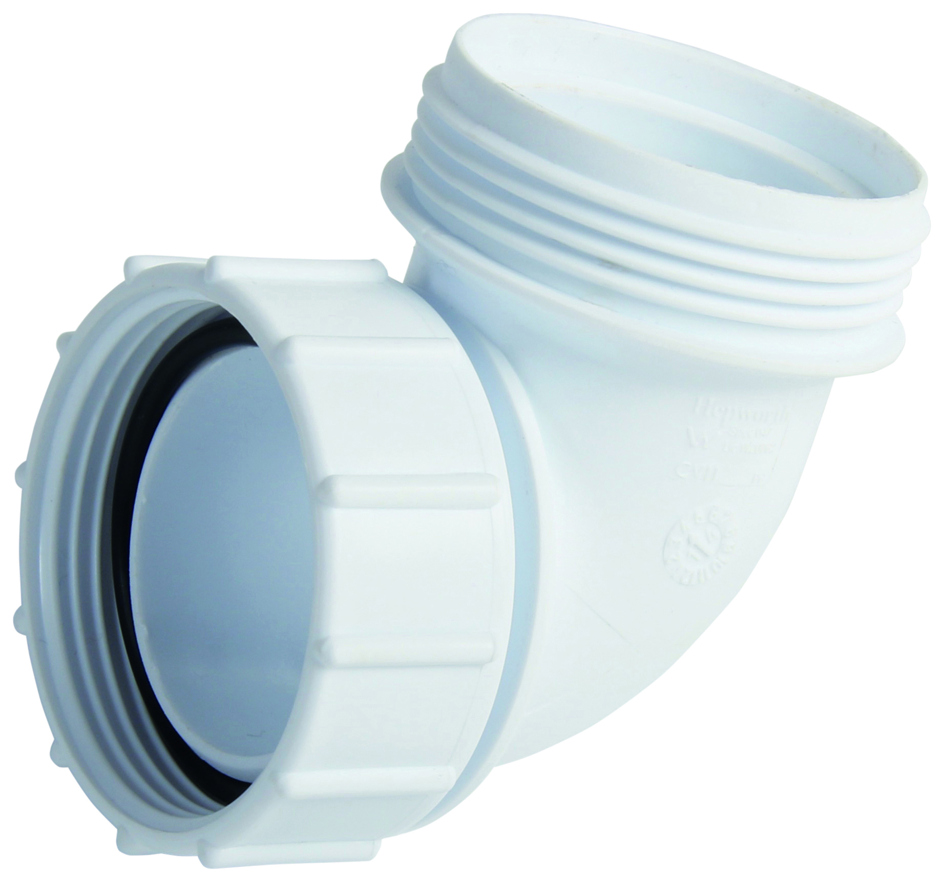 Image of Osma HepVO BV11 Waterless Waste Knuckle Adaptor White - 32mm