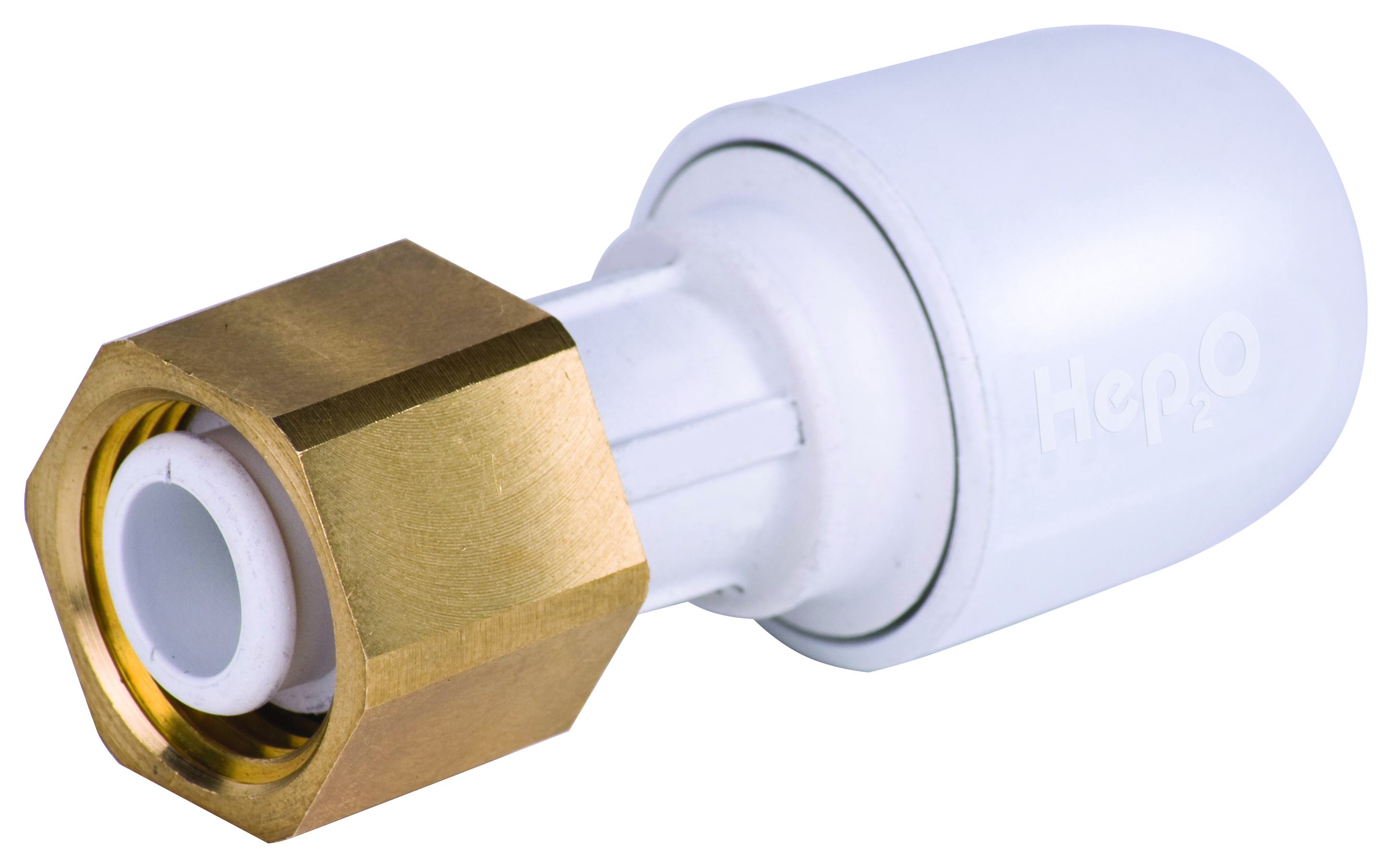 Hep2O HD25A/15WS Straight Tap Connector - 1/2in x 15mm