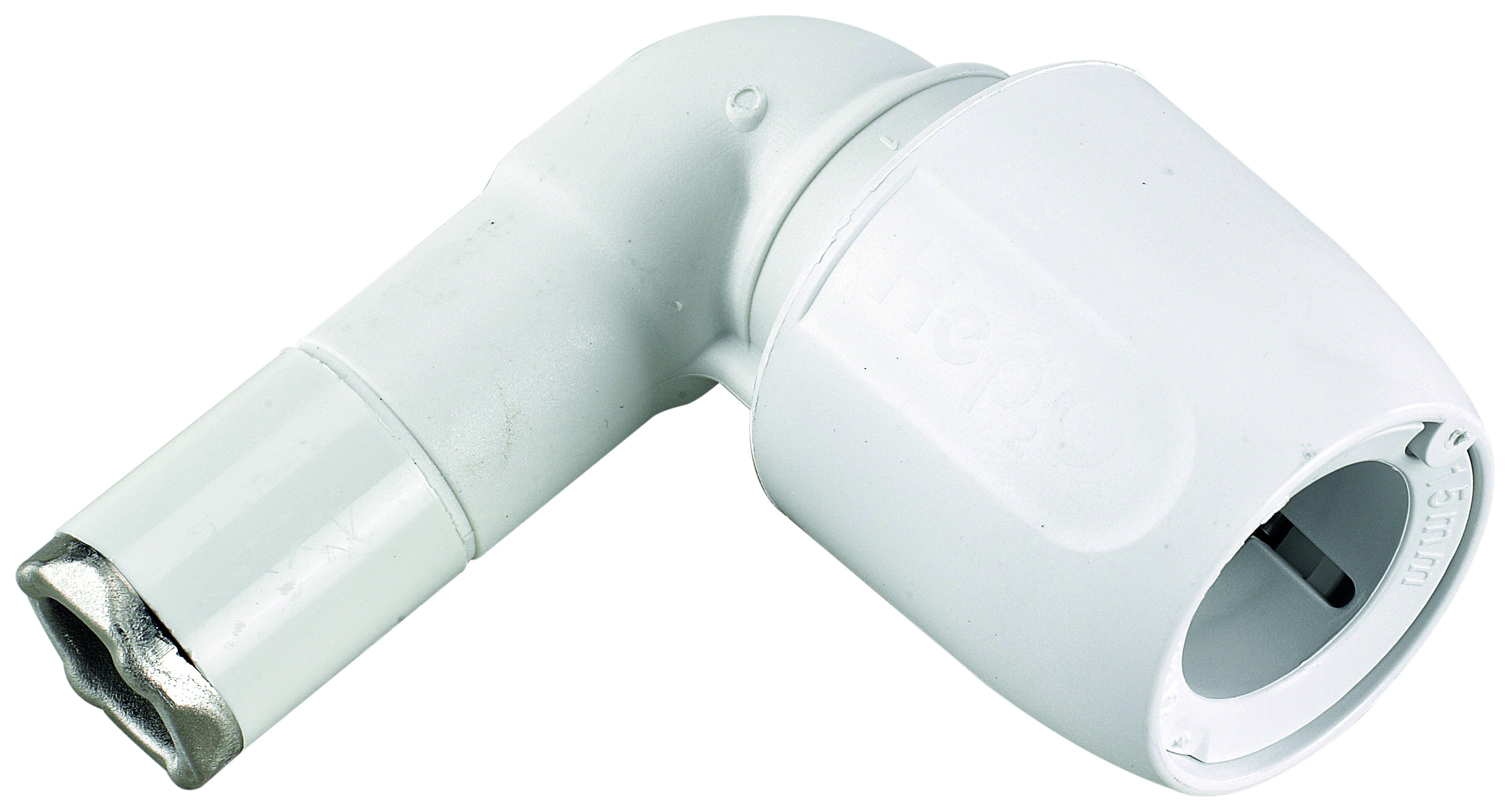 Hep2O HD4/15WS Single Socket 90 deg Elbow - 15mm