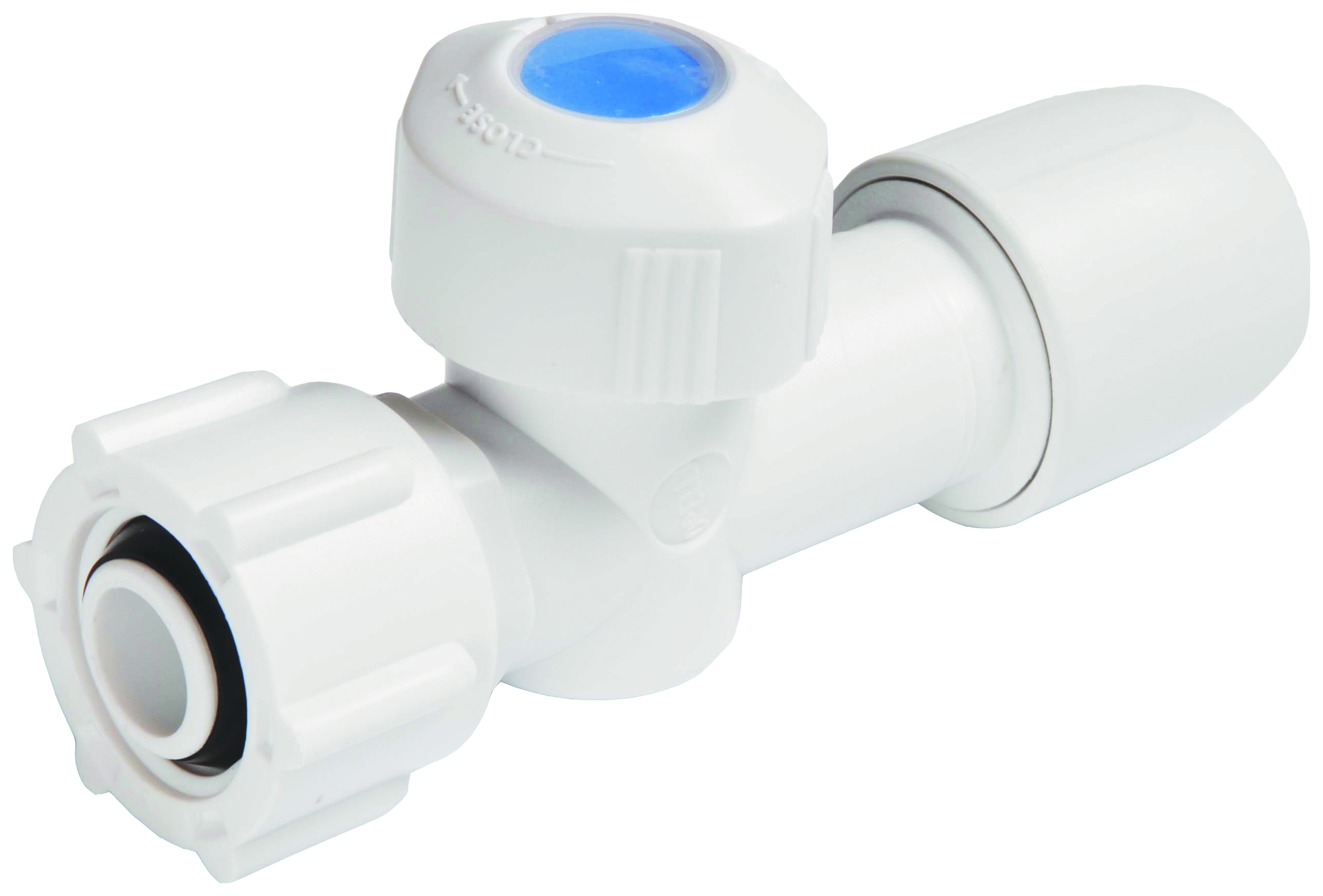 Hep2O HX18/15WS Straight Service Valve - 1/2in x 15mm