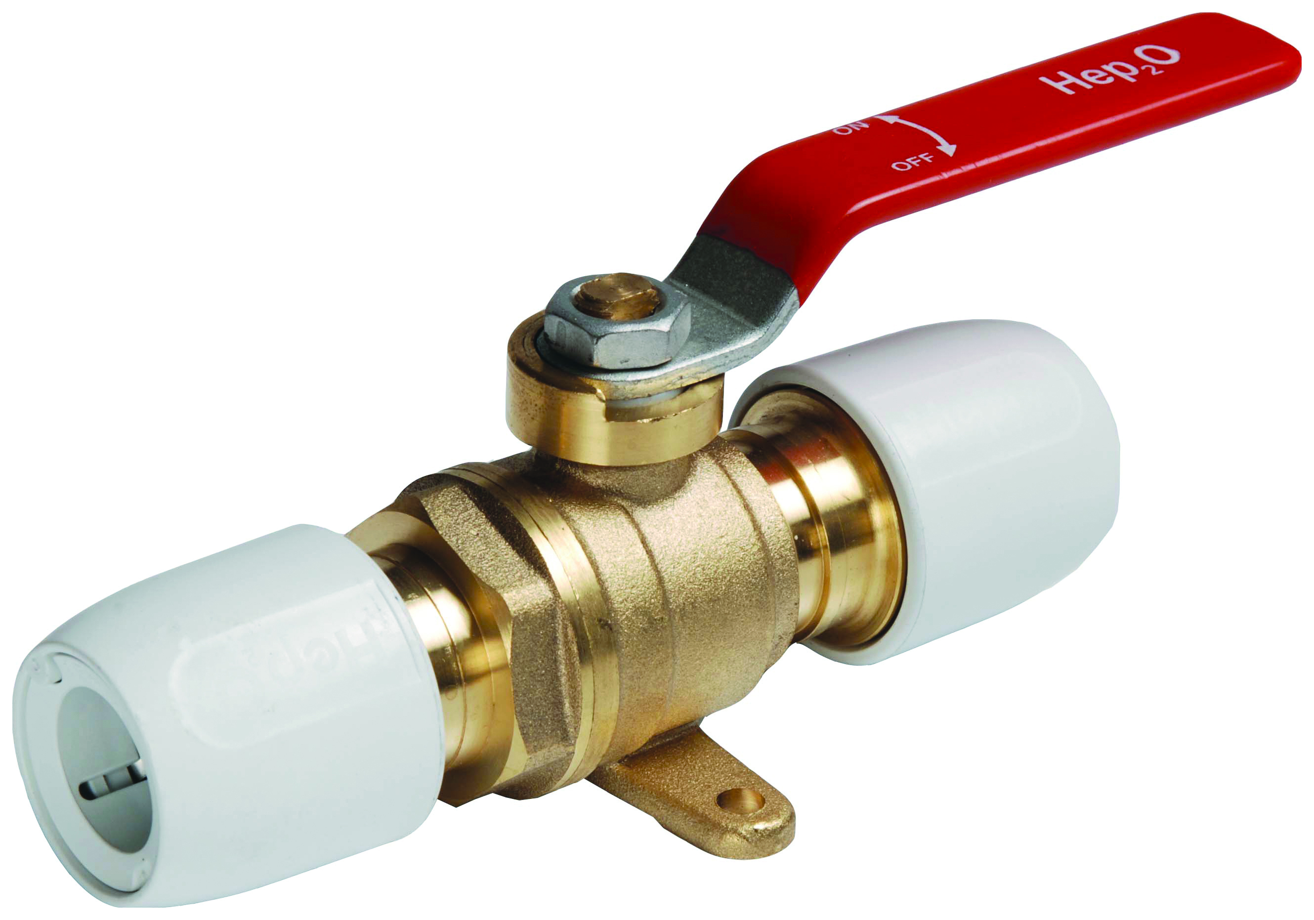 Image of Hep2O HX22/15WS Plated Brass Ball Valve - 15 x 15mm