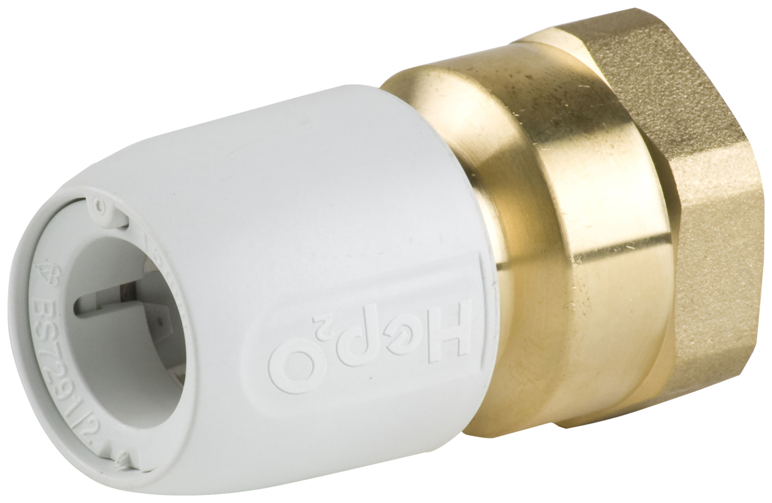 Hep2O HX28/15WS Brass Adaptor Female Socket - 1/2in x 15mm