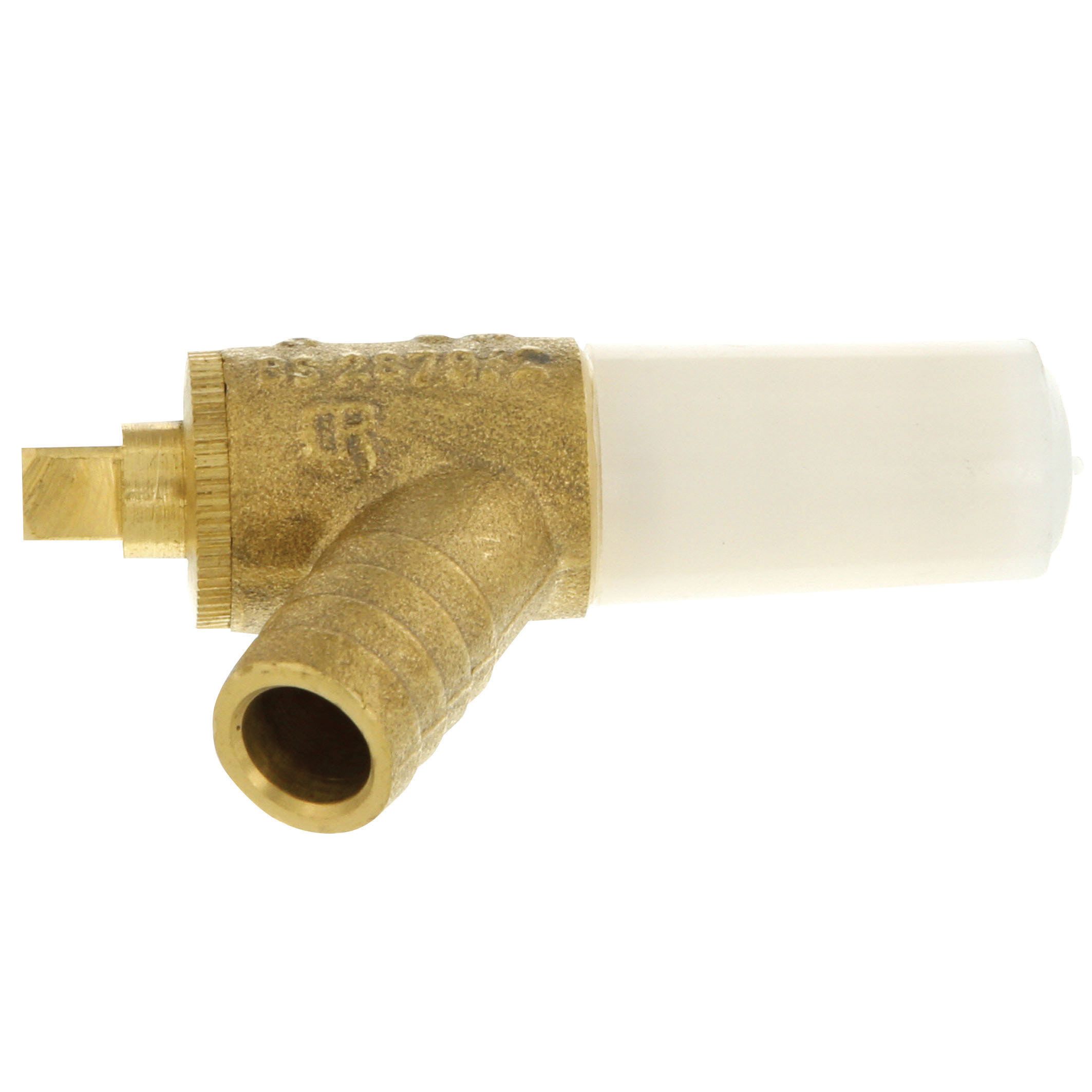 Image of Hep2O HX32/15WS Brass Drain Cock - 15mm